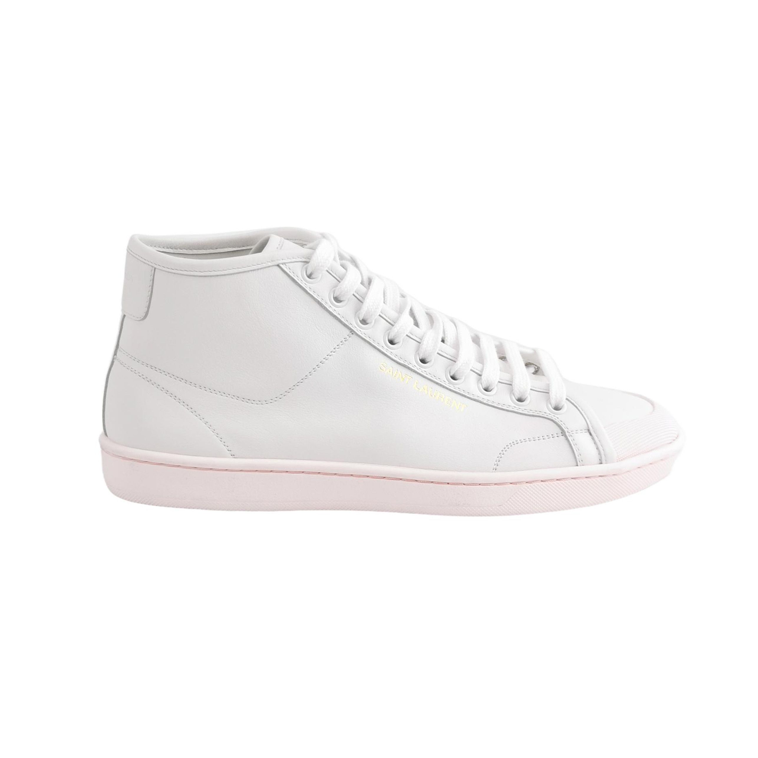 Saint Laurent Paris Saint Laurent Leather Court Classic SL/39 Sneakers EU 40.5 Size US 7 / EU 40 - 2 Thumbnail