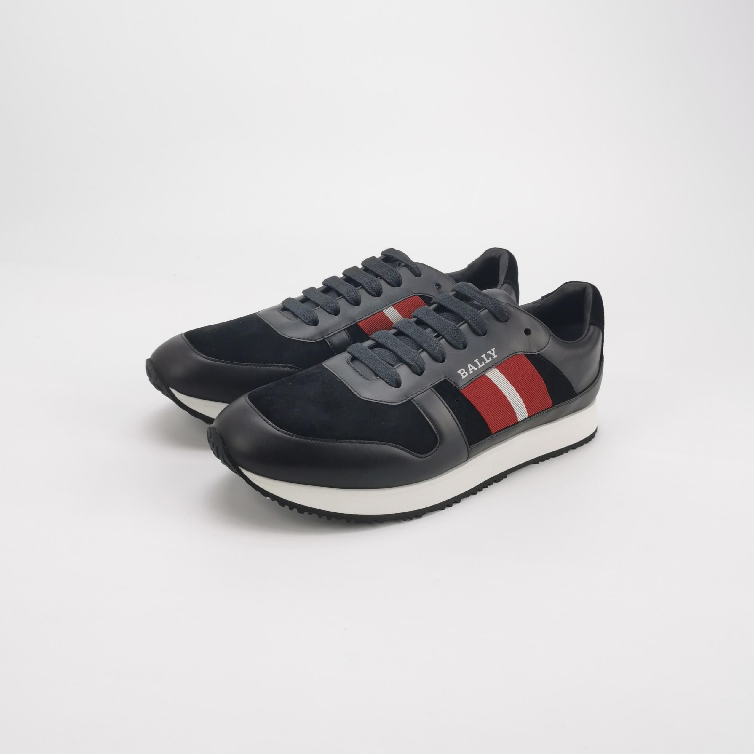 Bally Bally Stripe Detail Mixed Media Sneakers 42 Size US 9 / EU 42 - 3 Thumbnail