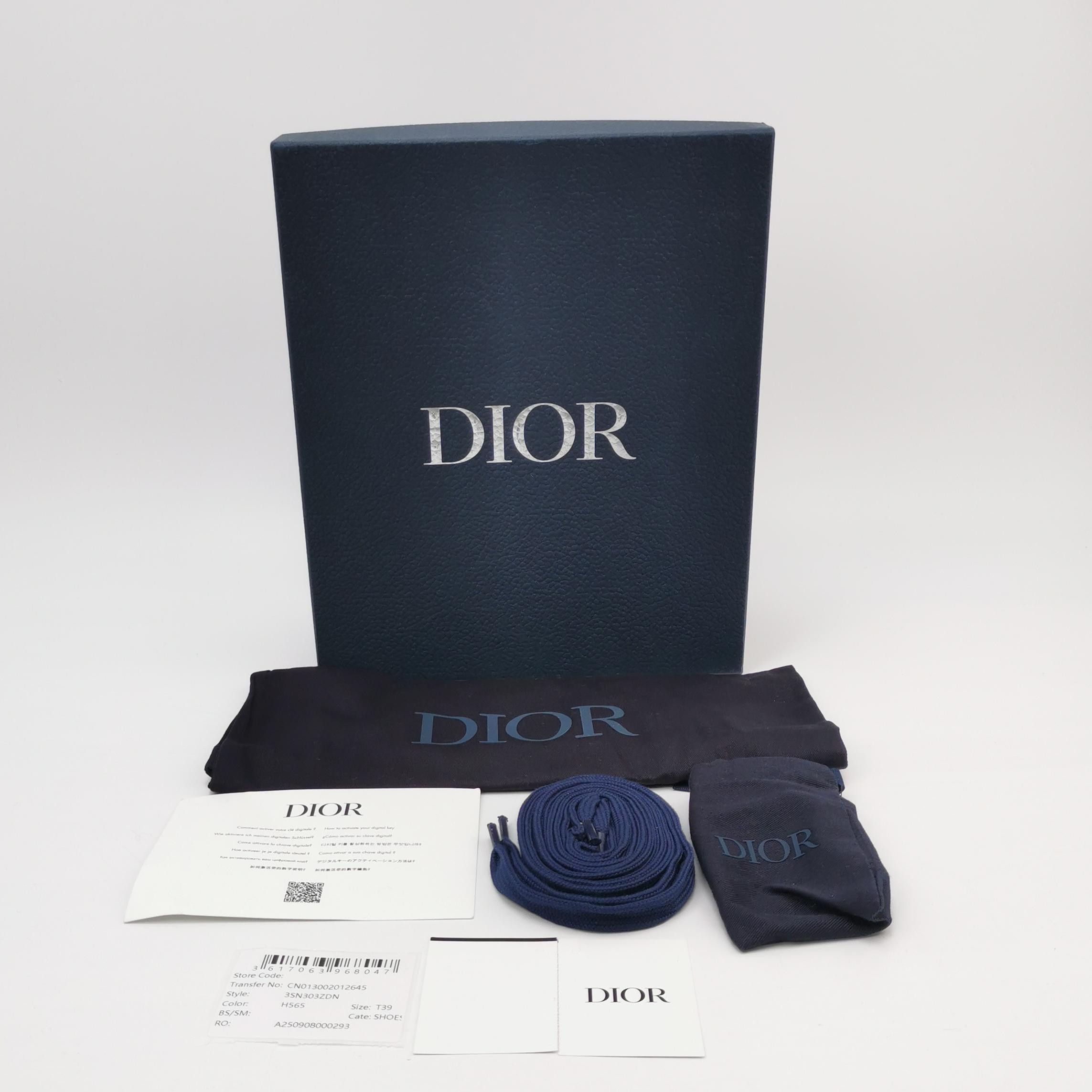 Dior Dior Oblique Canvas B33 Sneakers EU 39 Size US 6 / EU 39 - 7 Thumbnail
