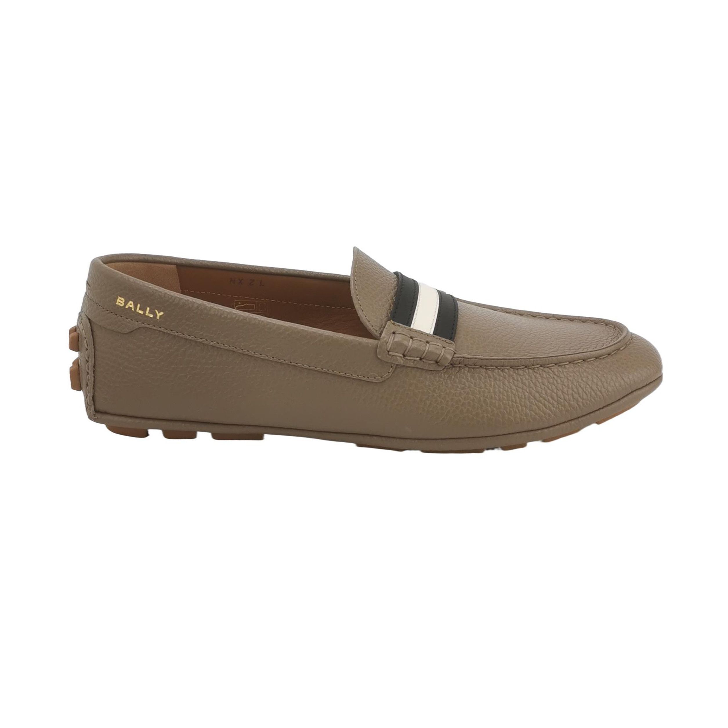 Bally Bally Stripe Grained Leather Loafers 41.5 Size US 8 / EU 41 - 2 Thumbnail