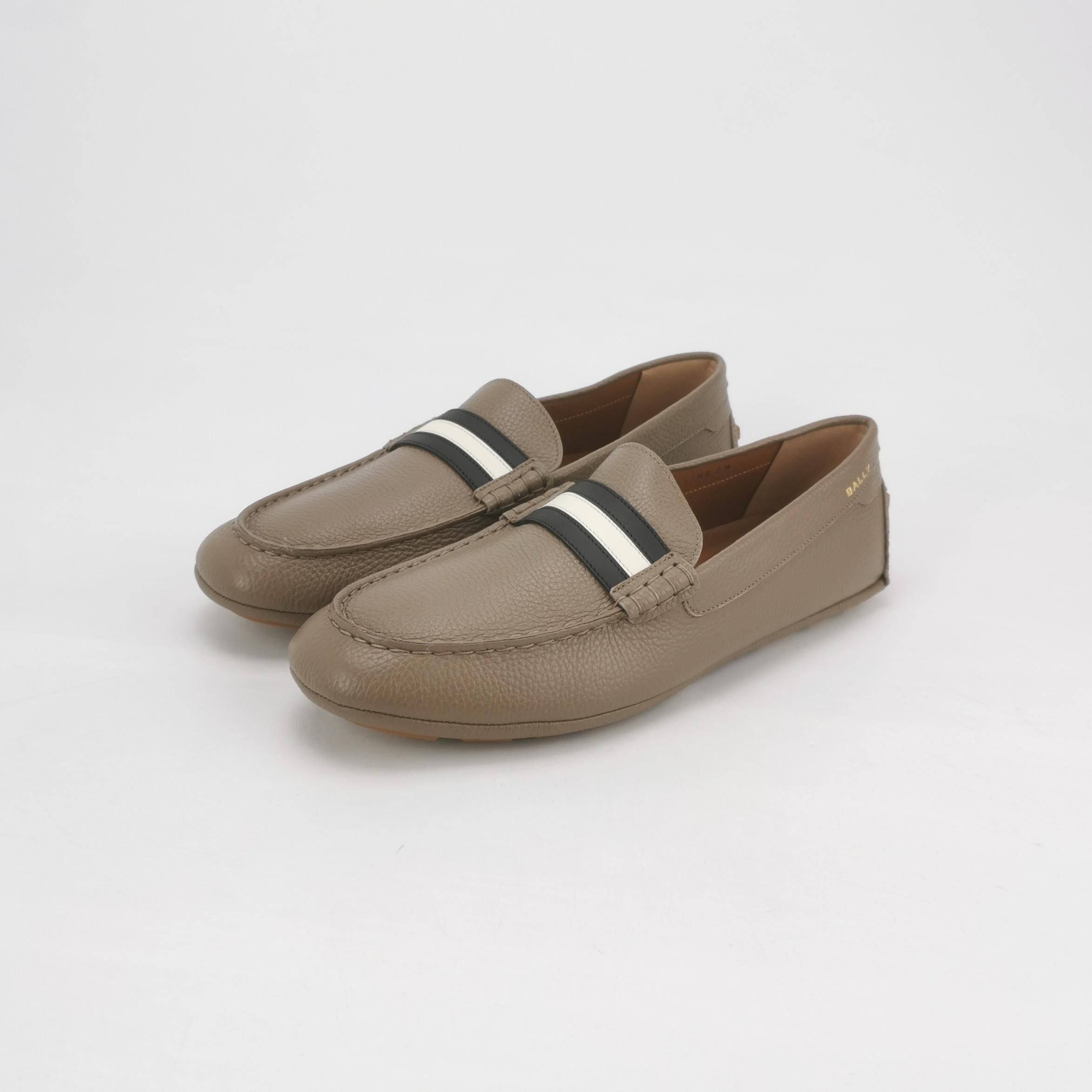 Bally Bally Striped Grained Leather Driving Shoes 43 Size US 10 / EU 43 - 3 Thumbnail