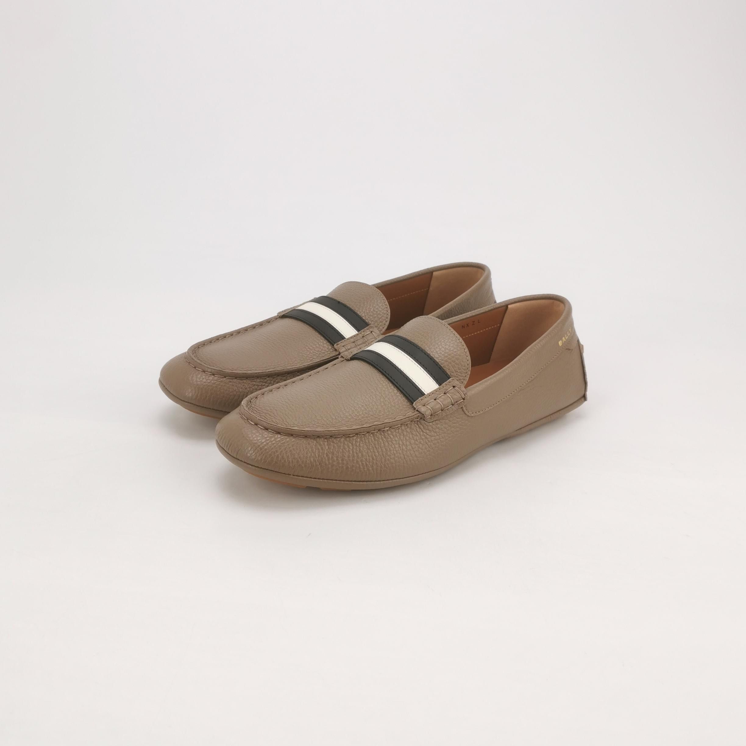 Bally Bally Striped Grained Leather Loafers EU 43 Size US 10 / EU 43 - 3 Thumbnail