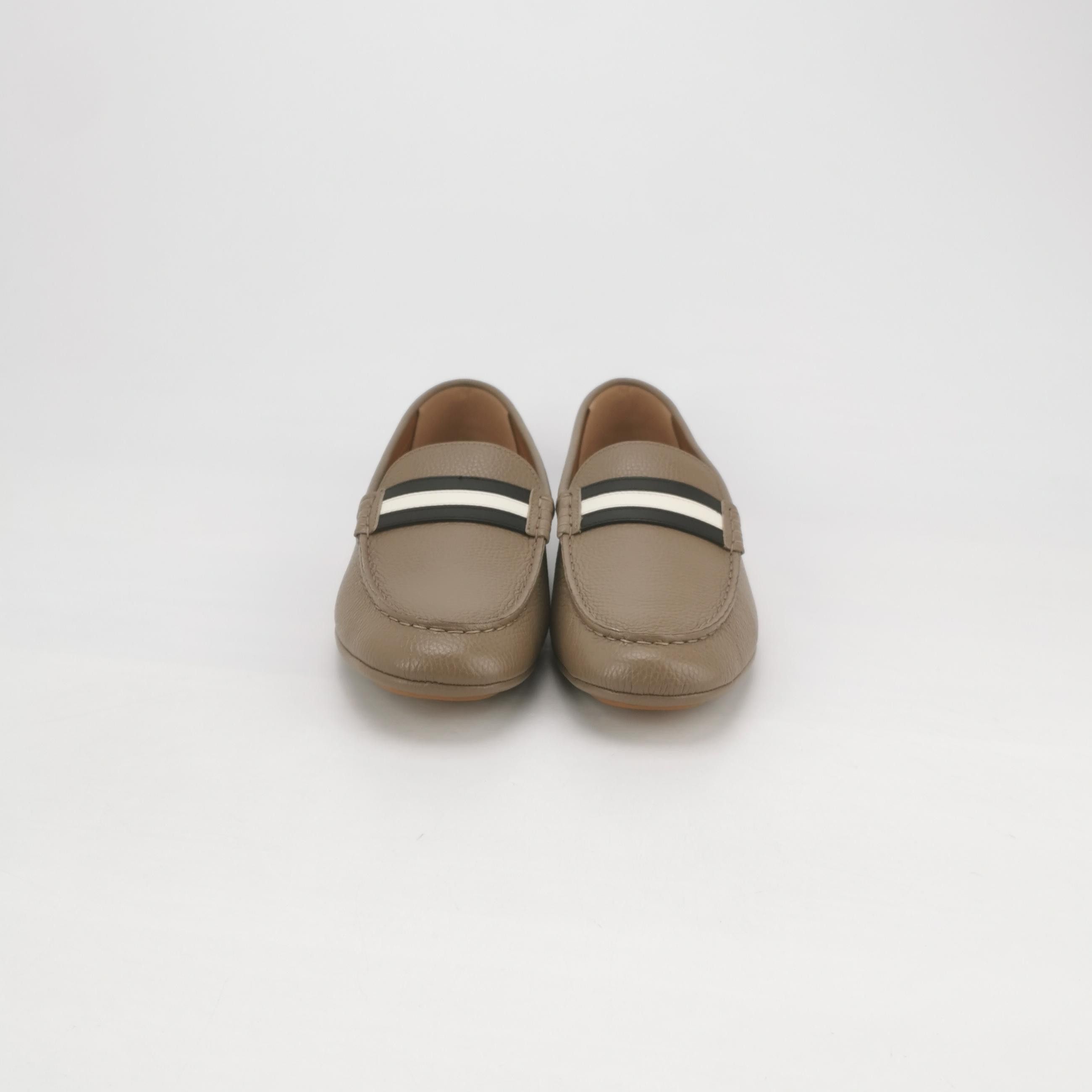 Bally Bally Striped Grained Leather Loafers EU 43 Size US 10 / EU 43 - 4 Thumbnail