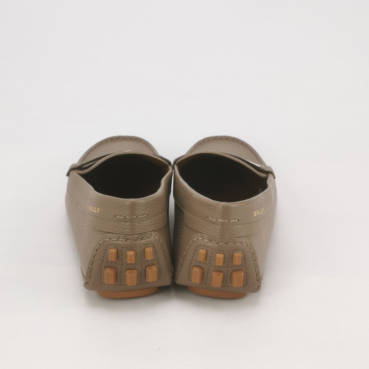 Bally Bally Striped Grained Leather Driving Loafers EU 43 Size US 10 / EU 43 - 5 Thumbnail