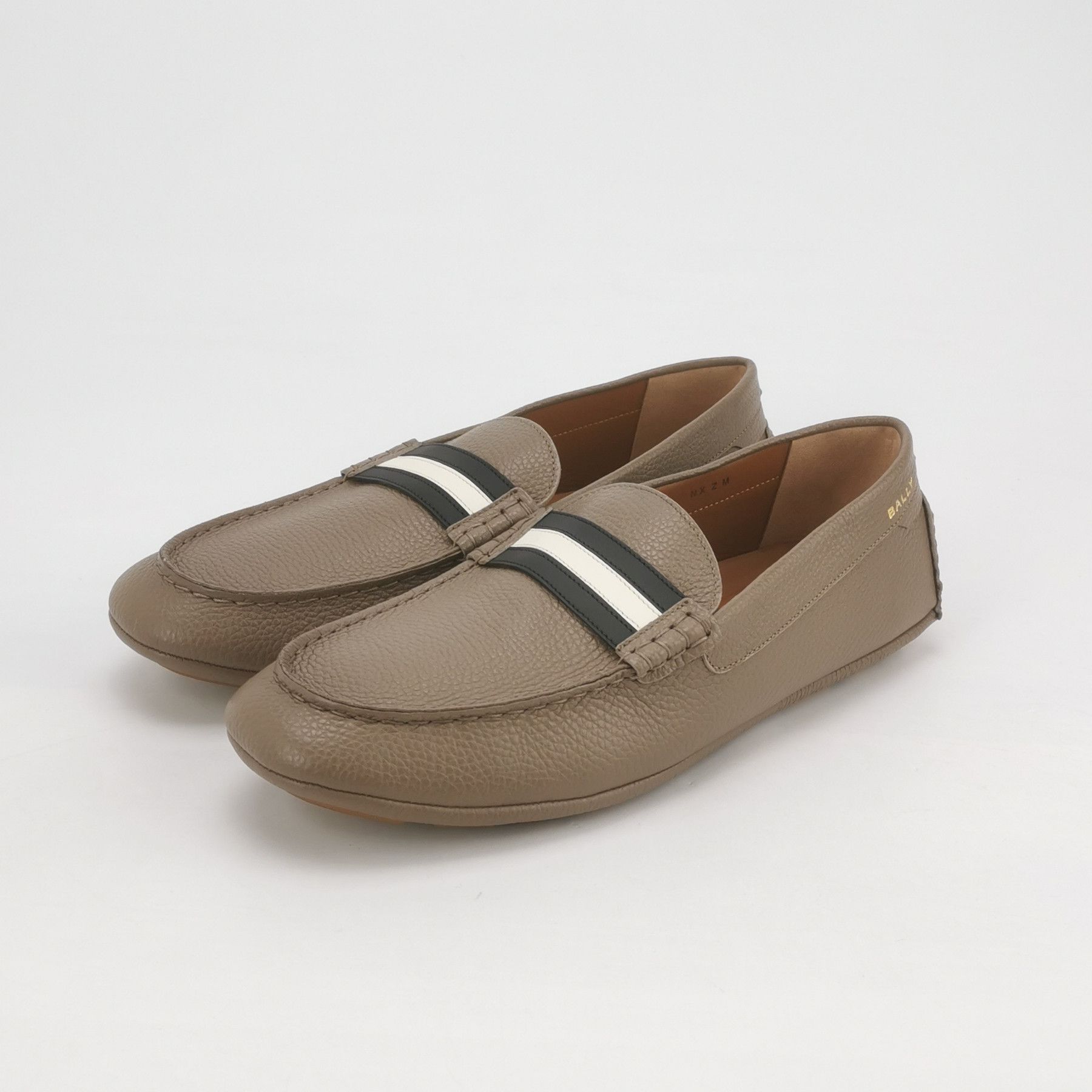 Bally Bally Striped Grained Leather Driving Loafers EU 43 Size US 10 / EU 43 - 3 Thumbnail