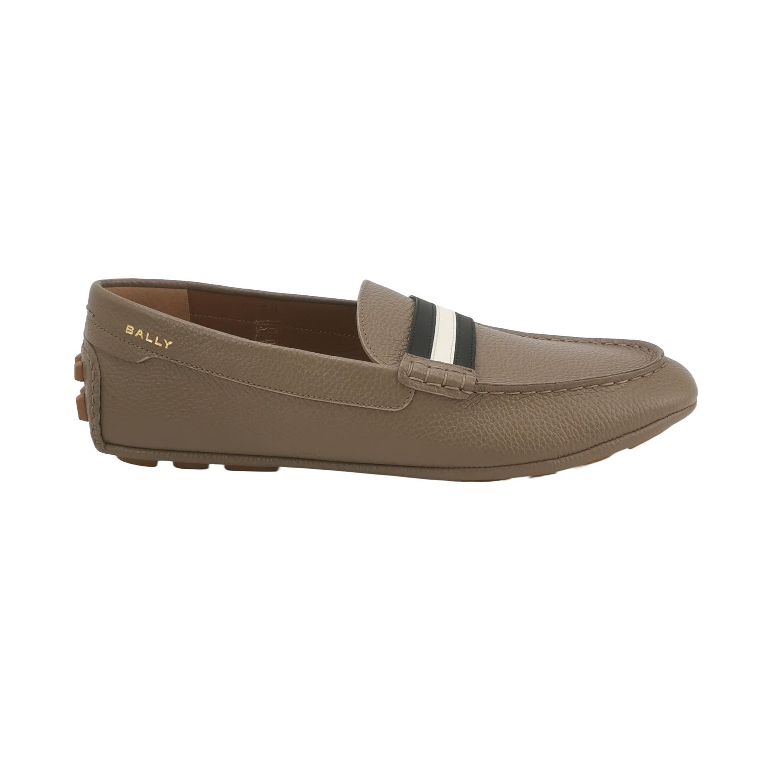 Bally Bally Striped Grained Leather Driving Loafers EU 43 Size US 10 / EU 43 - 2 Thumbnail