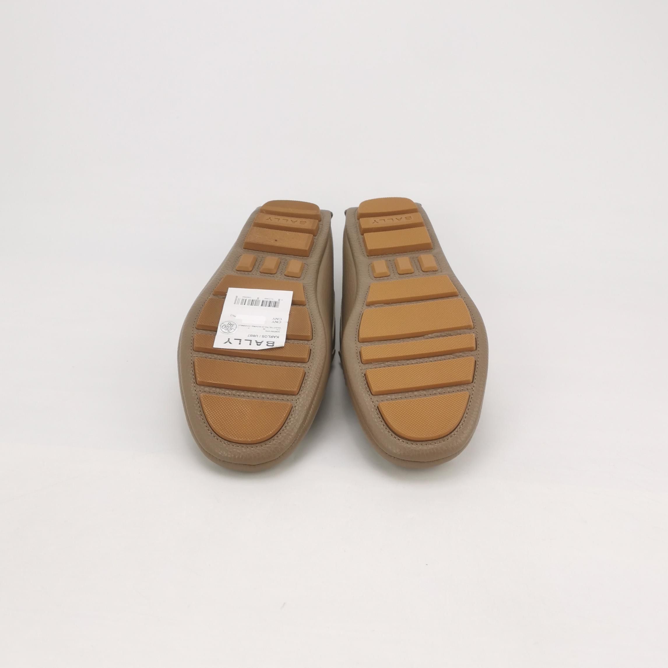 Bally Bally Striped Pebbled Leather Loafers EU 41.5 Size US 8 / EU 41 - 6 Thumbnail