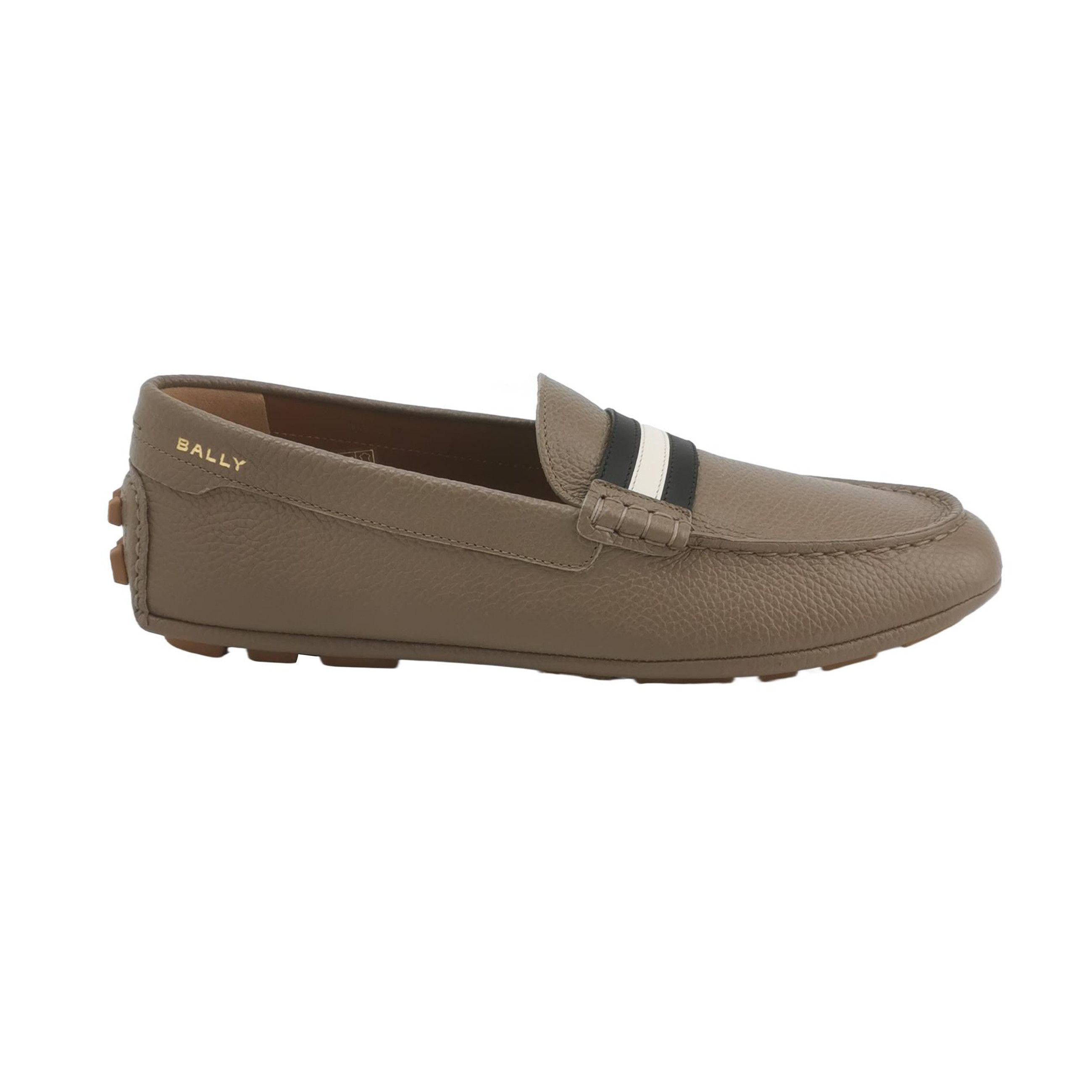 Bally Bally Grained Leather Striped Loafers Size 41.5 Size US 8 / EU 41 - 2 Thumbnail