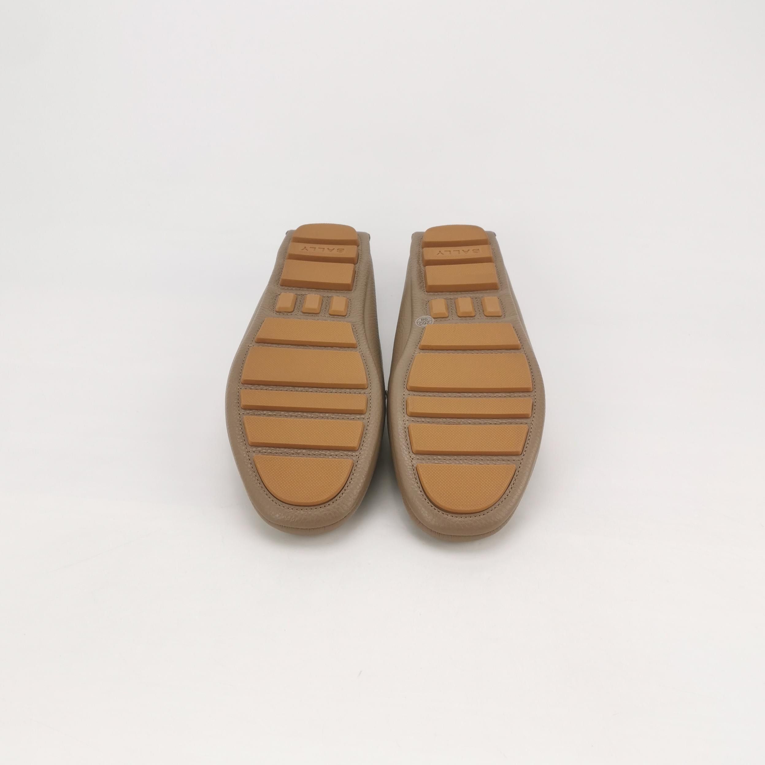 Bally Bally Stripe Detail Grained Leather Loafers EU 42 Size US 9 / EU 42 - 6 Thumbnail