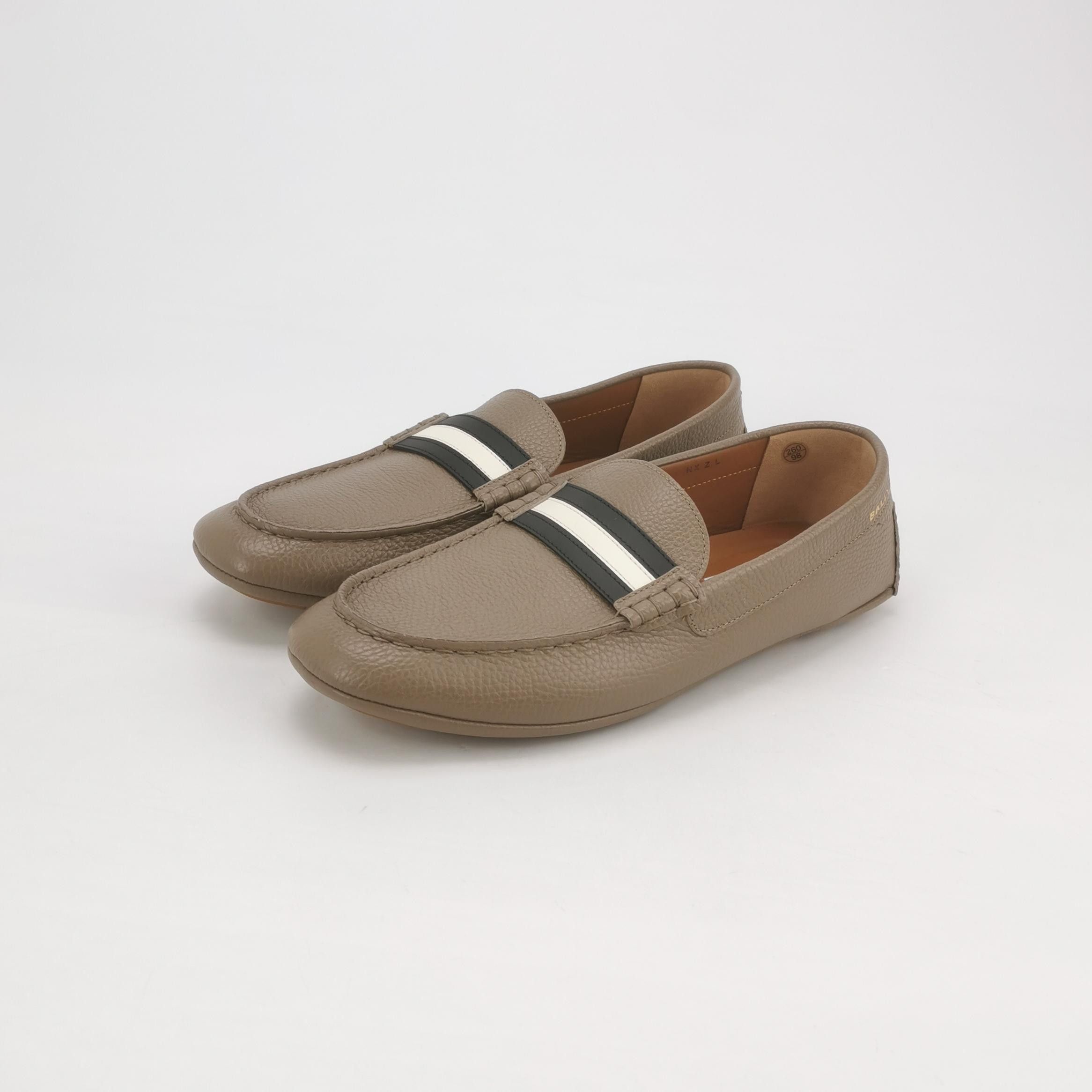 Bally Bally Striped Grained Leather Loafers Size EU 42 Size US 9 / EU 42 - 3 Thumbnail