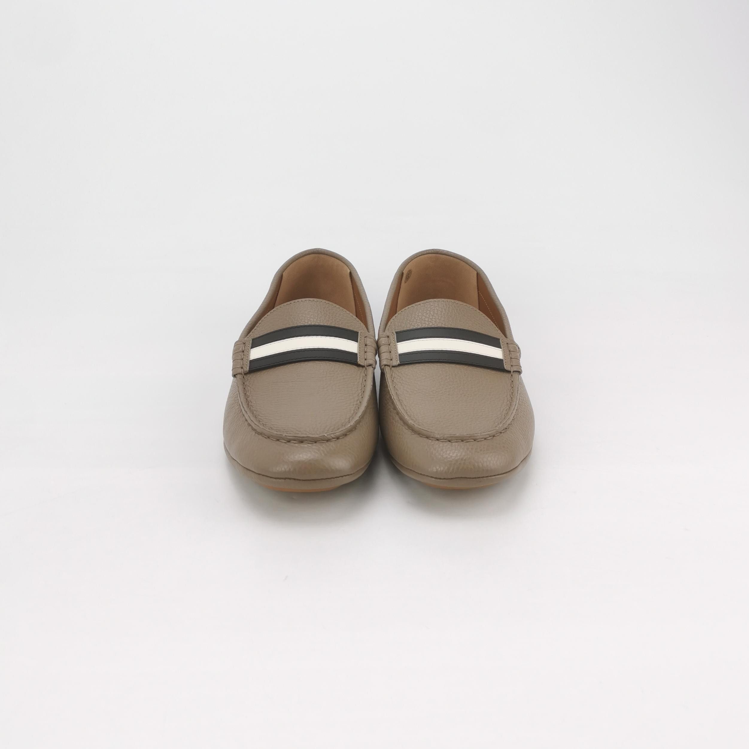 Bally Bally Striped Grained Leather Loafers Size EU 42 Size US 9 / EU 42 - 4 Thumbnail