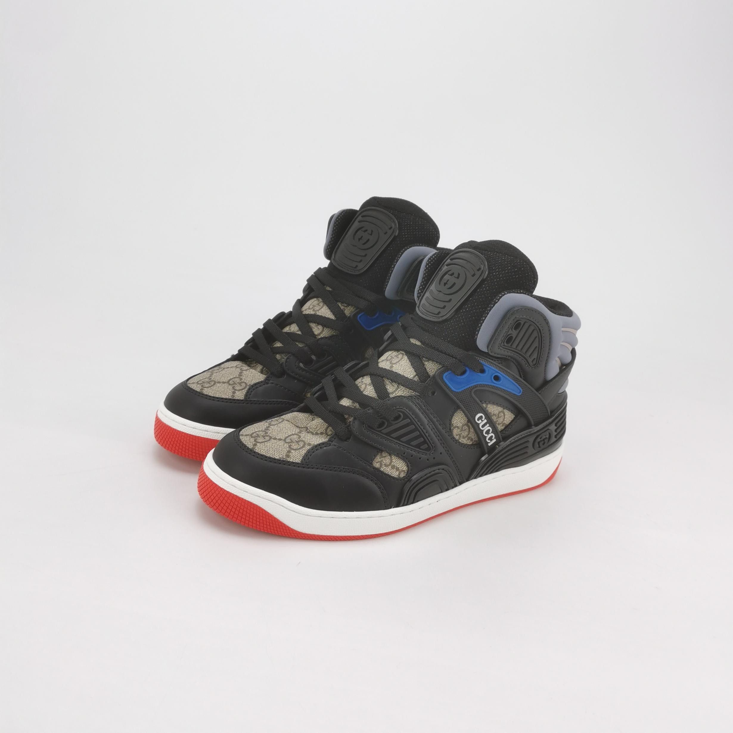 Gucci Gucci Panelled GG Monogram Basket Sneakers Size 40 Size US 7 / EU 40 - 3 Thumbnail