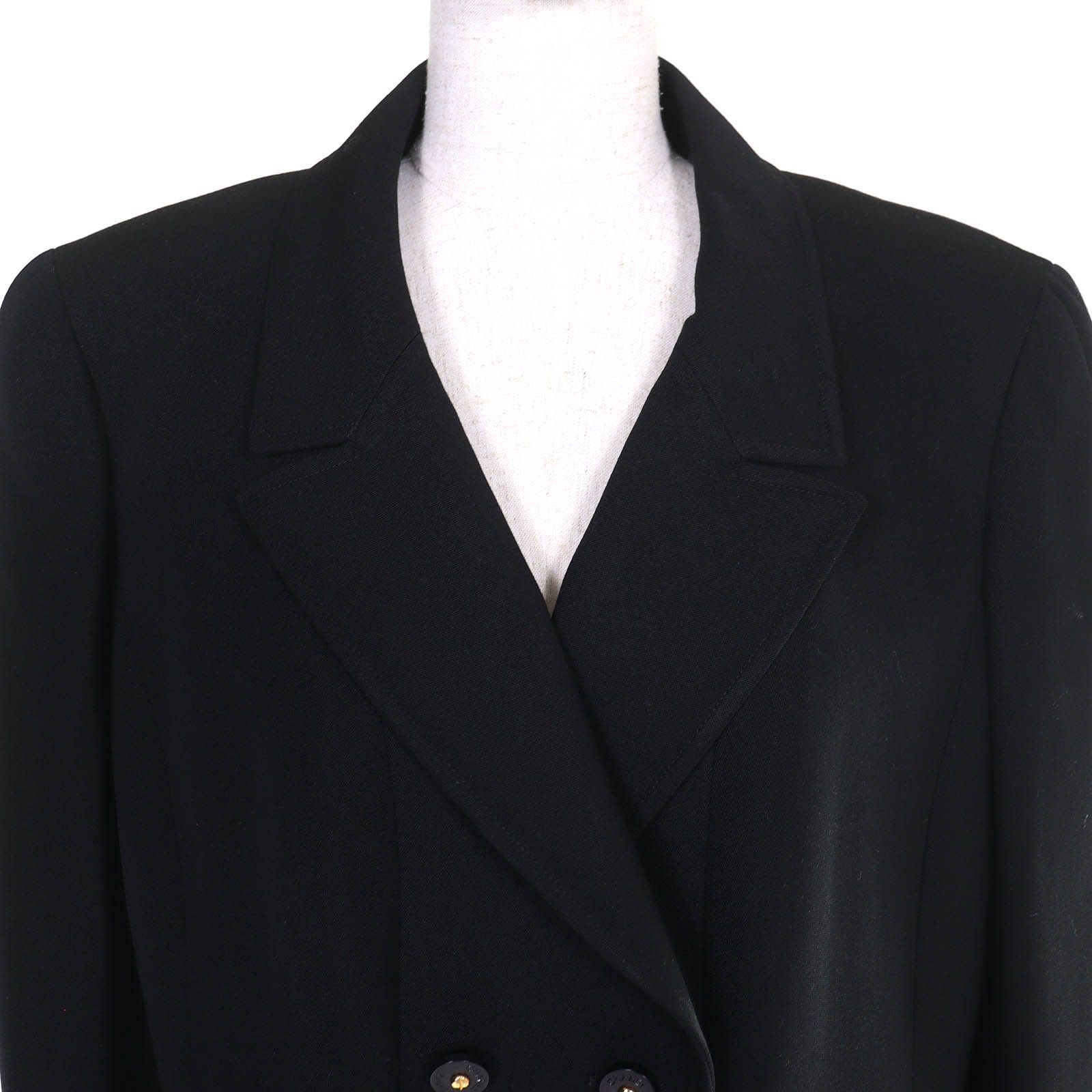 Chanel Chanel Chanel Wool Double Breasted Jacket Textile Outerwear P07198 DUTY FREE for USA Size ONE SIZE - 4 Thumbnail
