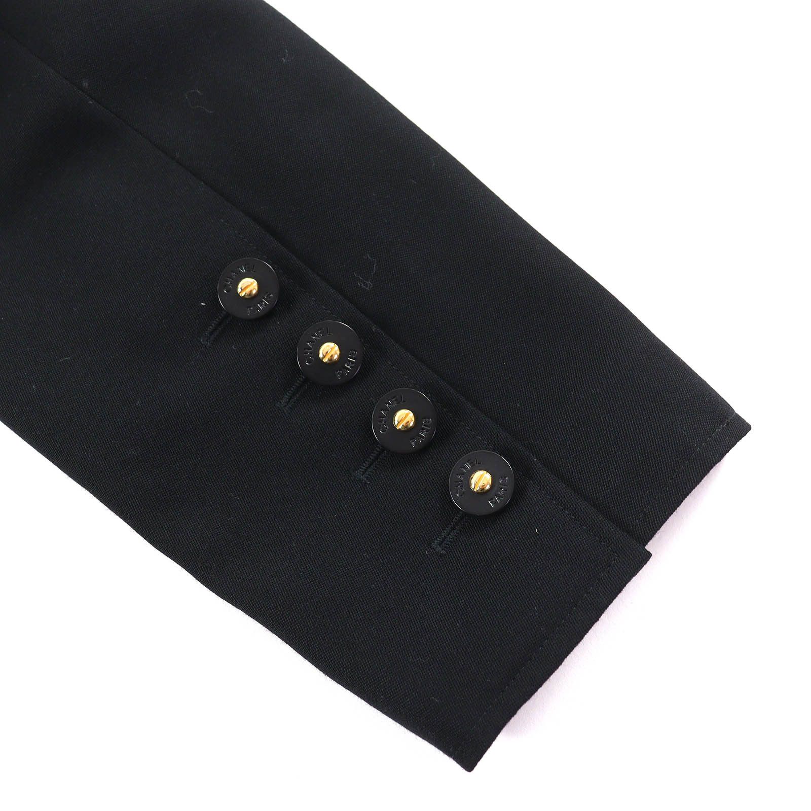 Chanel Chanel Chanel Wool Double Breasted Jacket Textile Outerwear P07198 DUTY FREE for USA Size ONE SIZE - 6 Thumbnail