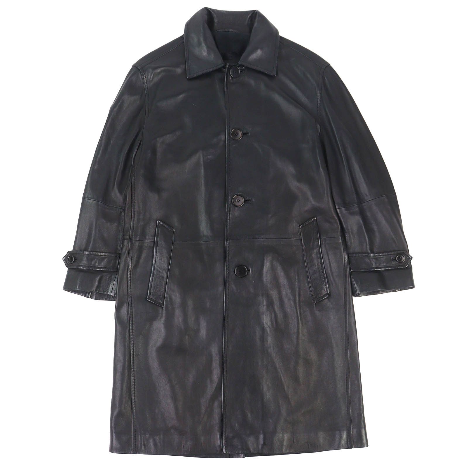 Loewe Loewe Loewe Lamb Leather Coat Leather Outerwear DUTY FREE for USA Size ONE SIZE - 2 Thumbnail
