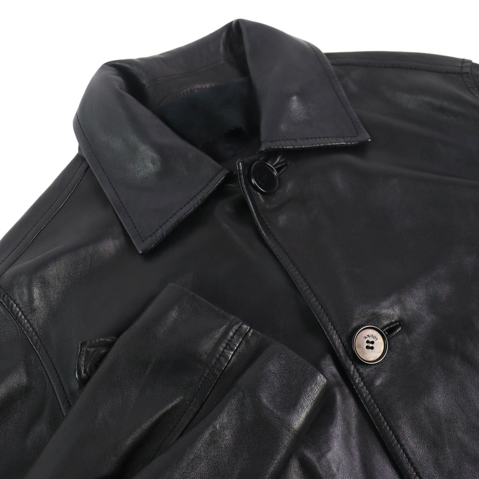 Loewe Loewe Loewe Lamb Leather Coat Leather Outerwear DUTY FREE for USA Size ONE SIZE - 7 Thumbnail