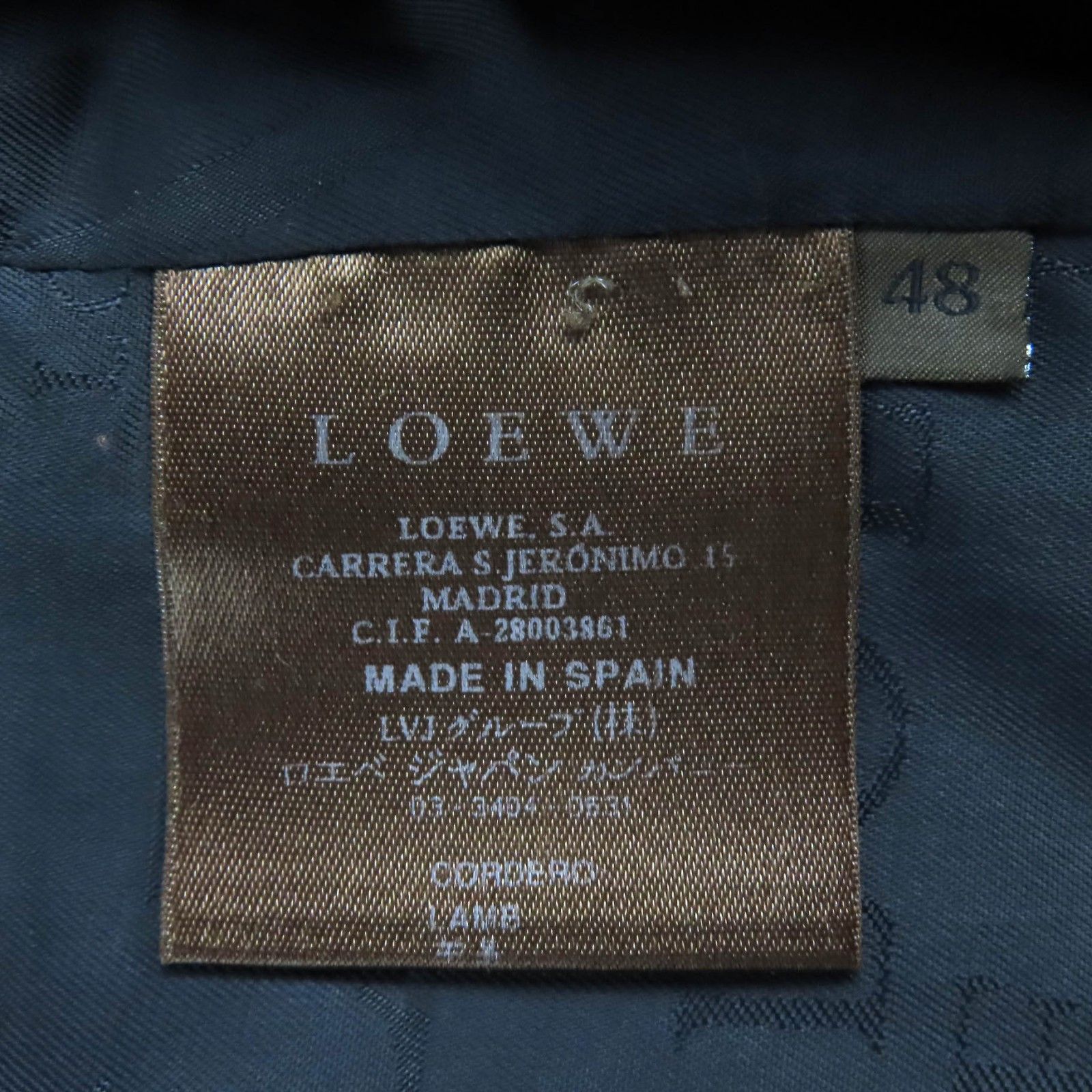 Loewe Loewe Loewe Lamb Leather Coat Leather Outerwear DUTY FREE for USA Size ONE SIZE - 12 Thumbnail