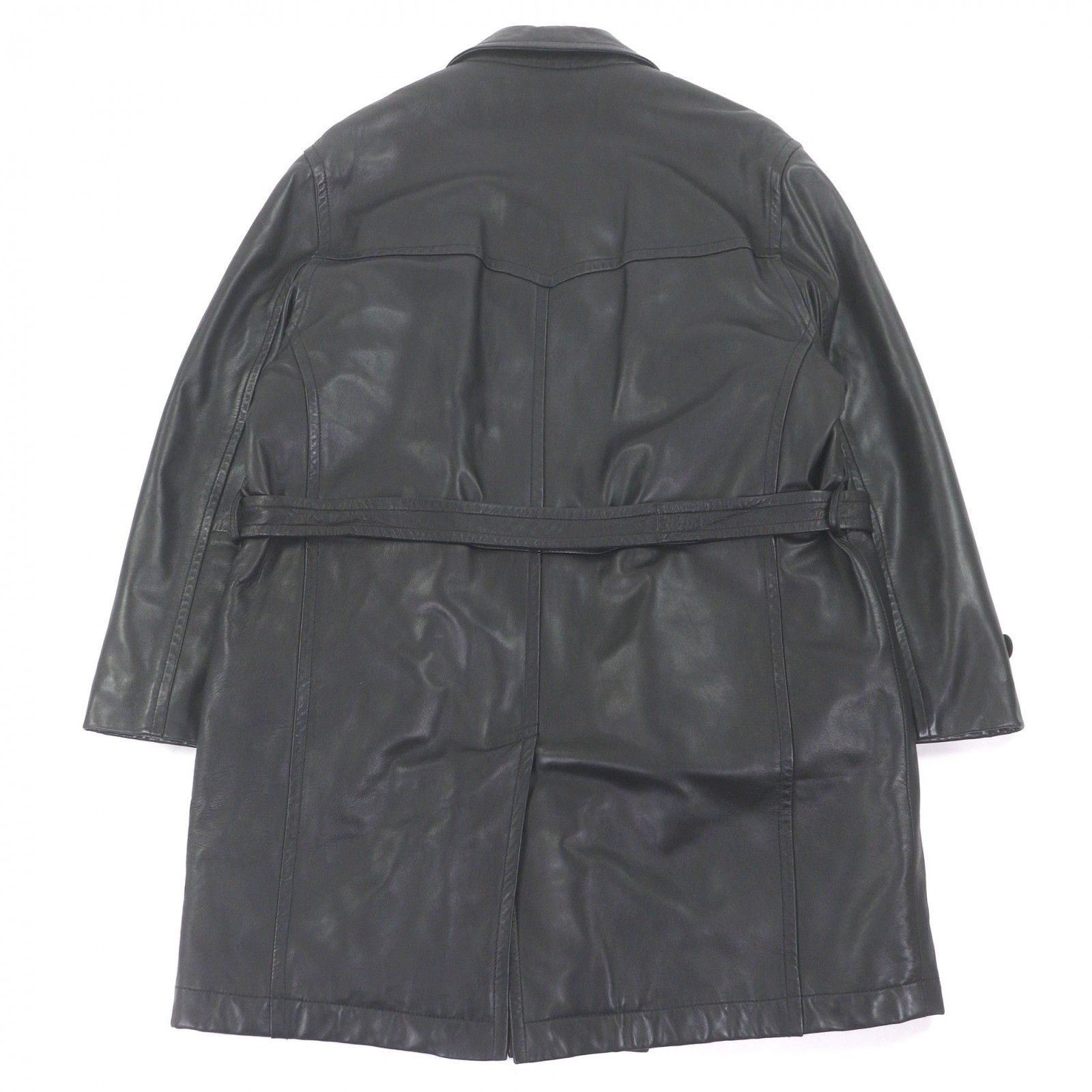 Other Dunhill Dunhill Chester Leather Coat Leather Outerwear DUTY FREE for USA Size ONE SIZE - 4 Thumbnail