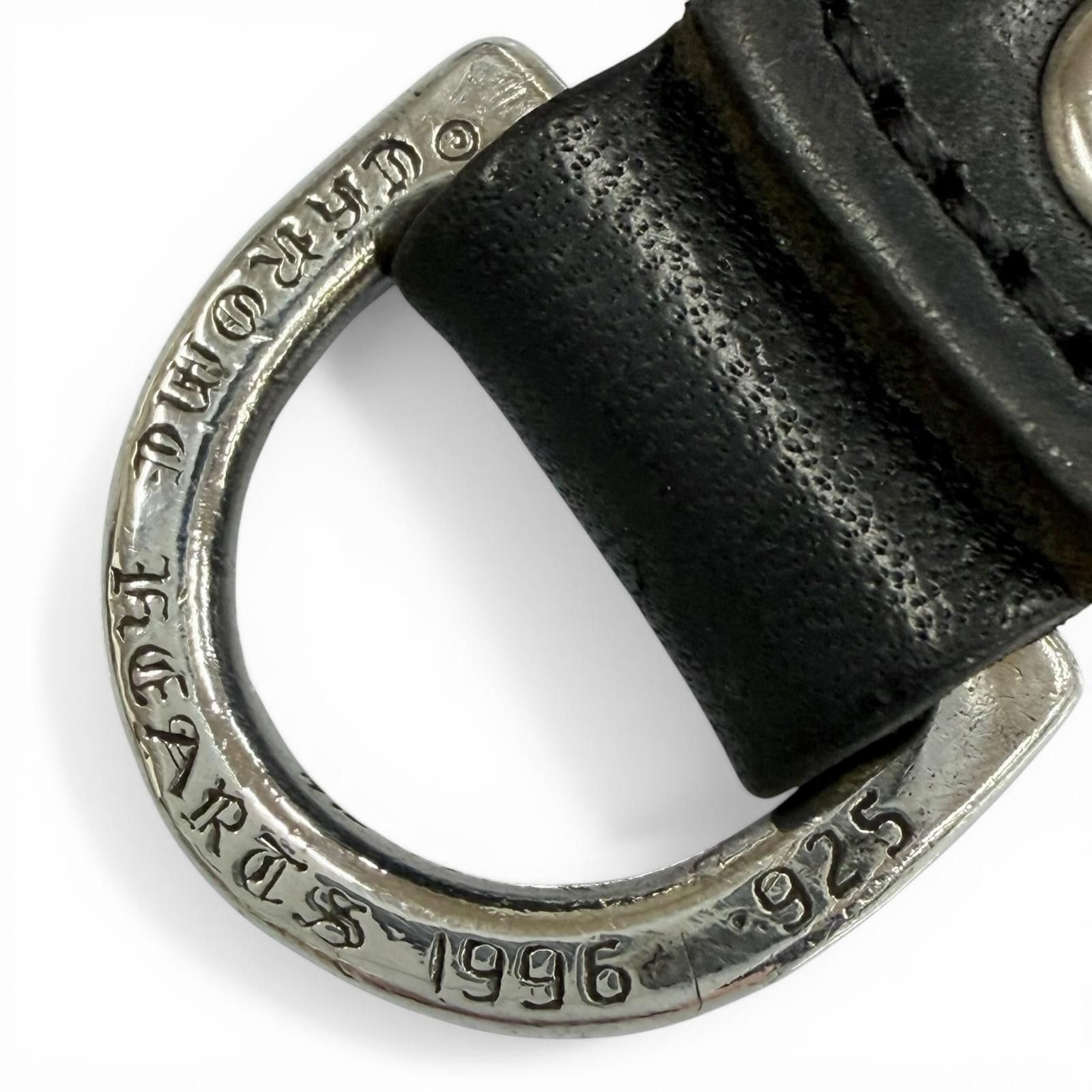 Chrome Hearts Chrome Hearts Chrome Hearts 925 Leather Key Ring Leather Key Chain DUTY FREE for USA Size ONE SIZE - 3 Thumbnail