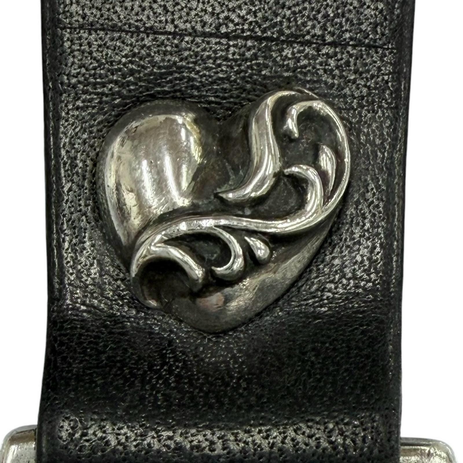 Chrome Hearts Chrome Hearts Chrome Hearts 925 Leather Key Ring Leather Key Chain DUTY FREE for USA Size ONE SIZE - 4 Thumbnail