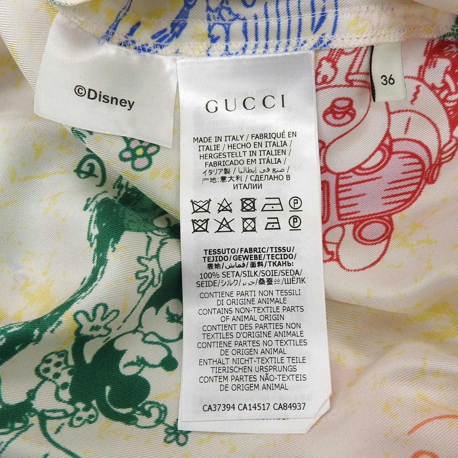 Gucci Gucci Gucci Disney Silk Pants Textile Pants 596965 DUTY FREE for USA Size ONE SIZE - 6 Thumbnail