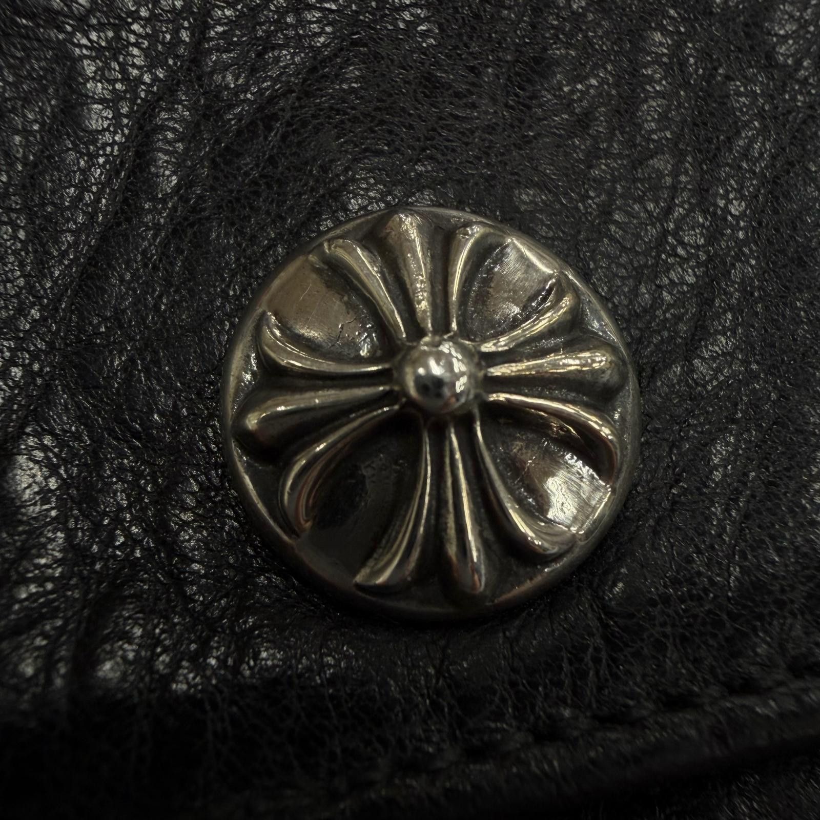 Chrome Hearts Chrome Hearts Chrome Hearts Judy Cross Button Leather Long Wallet Leather Long Wallet DUTY FREE for USA Size ONE SIZE - 7 Thumbnail