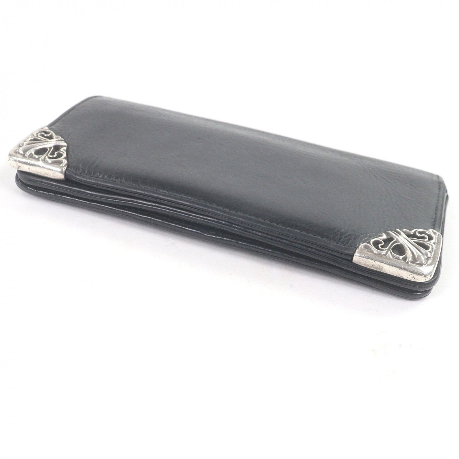 Chrome Hearts Chrome Hearts Chrome Hearts Leather Long Wallet Leather Long Wallet DUTY FREE for USA Size ONE SIZE - 3 Thumbnail