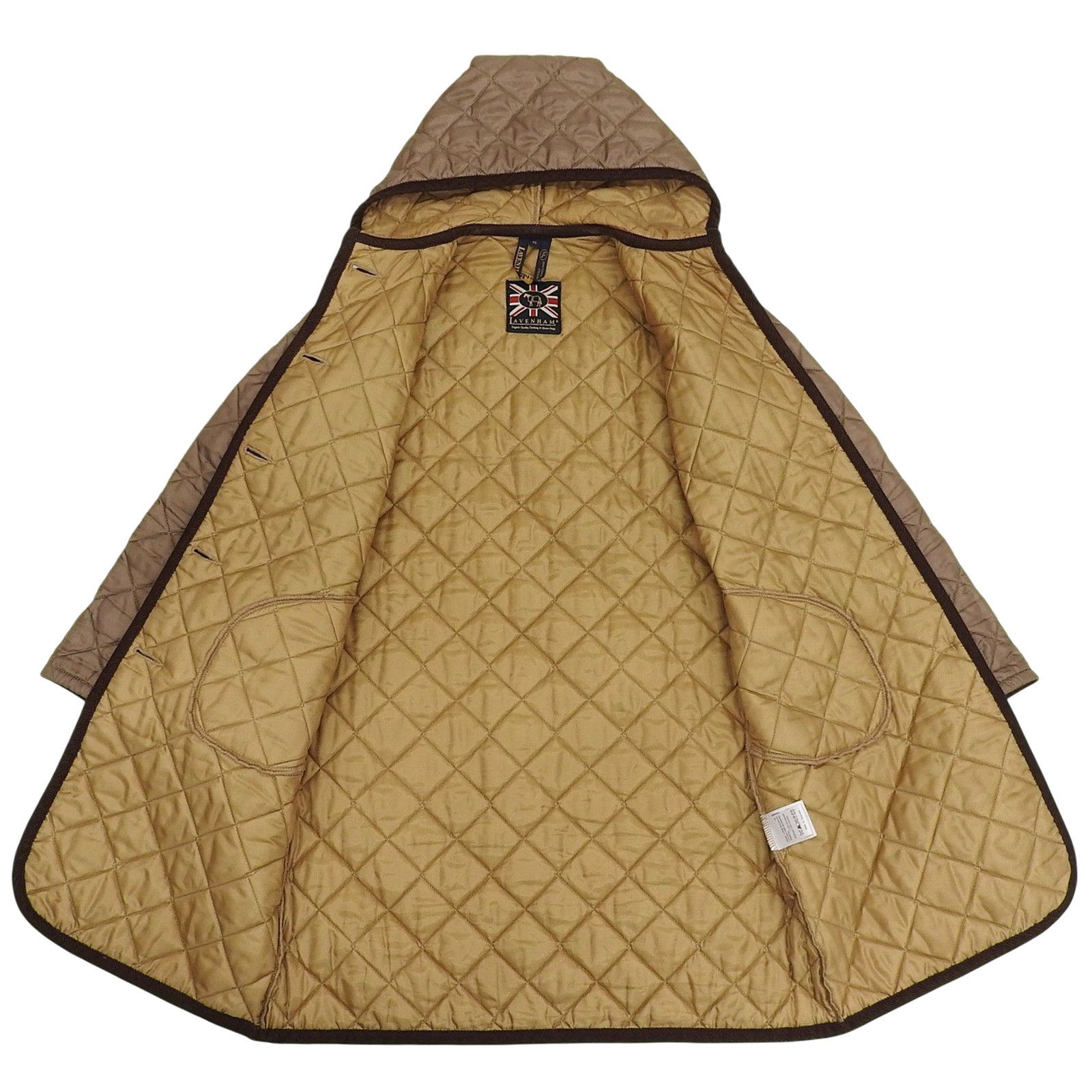 Other Other Lavenham Quilted Hooded Coat Textile Outerwear DUTY FREE for USA Size ONE SIZE - 4 Thumbnail