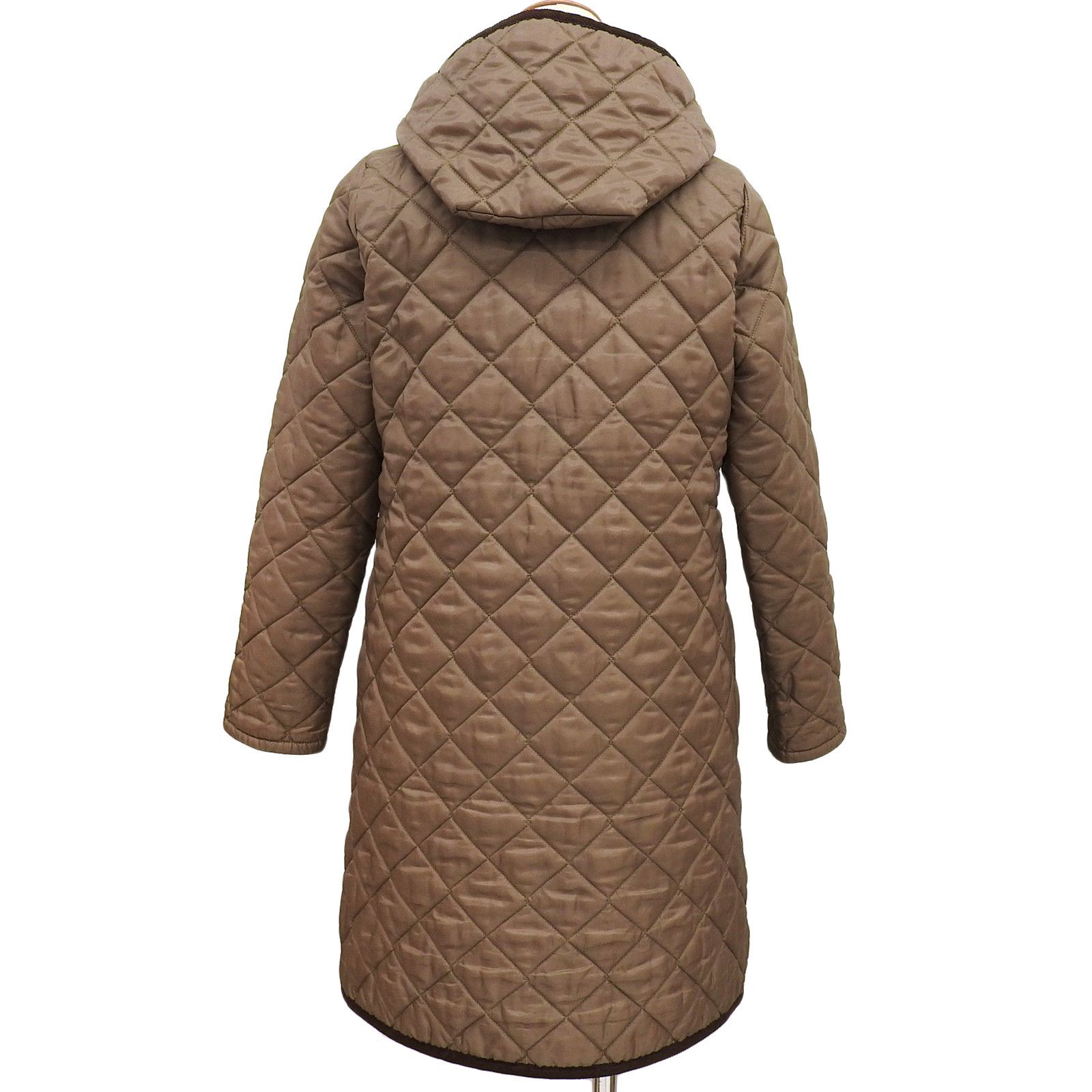 Other Other Lavenham Quilted Hooded Coat Textile Outerwear DUTY FREE for USA Size ONE SIZE - 2 Thumbnail