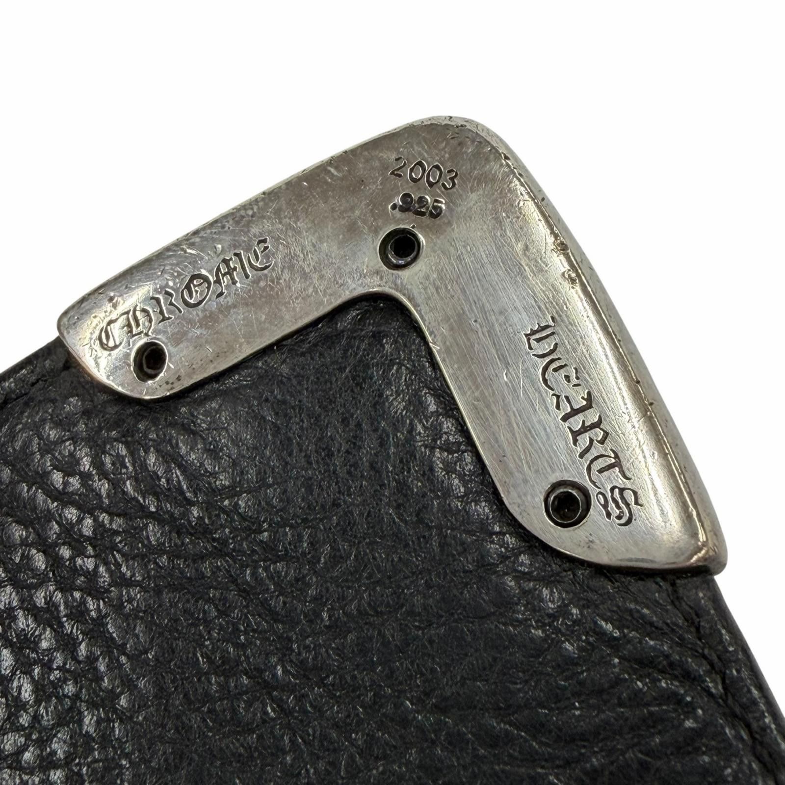 Chrome Hearts Chrome Hearts Chrome Hearts Leather Long Wallet Precious Metal Long Wallet DUTY FREE for USA Size ONE SIZE - 6 Thumbnail