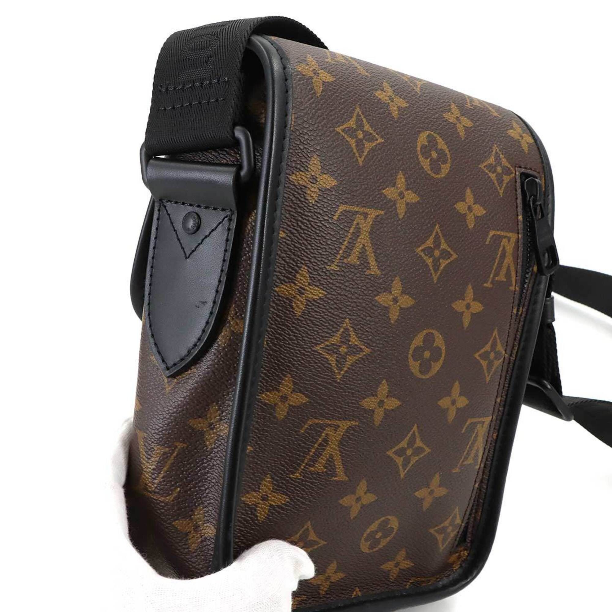 Louis Vuitton Louis Vuitton Monogram Macassar Archy Shoulder Handbag Brown Black M46442 RFID Messenger Size ONE SIZE - 8 Thumbnail