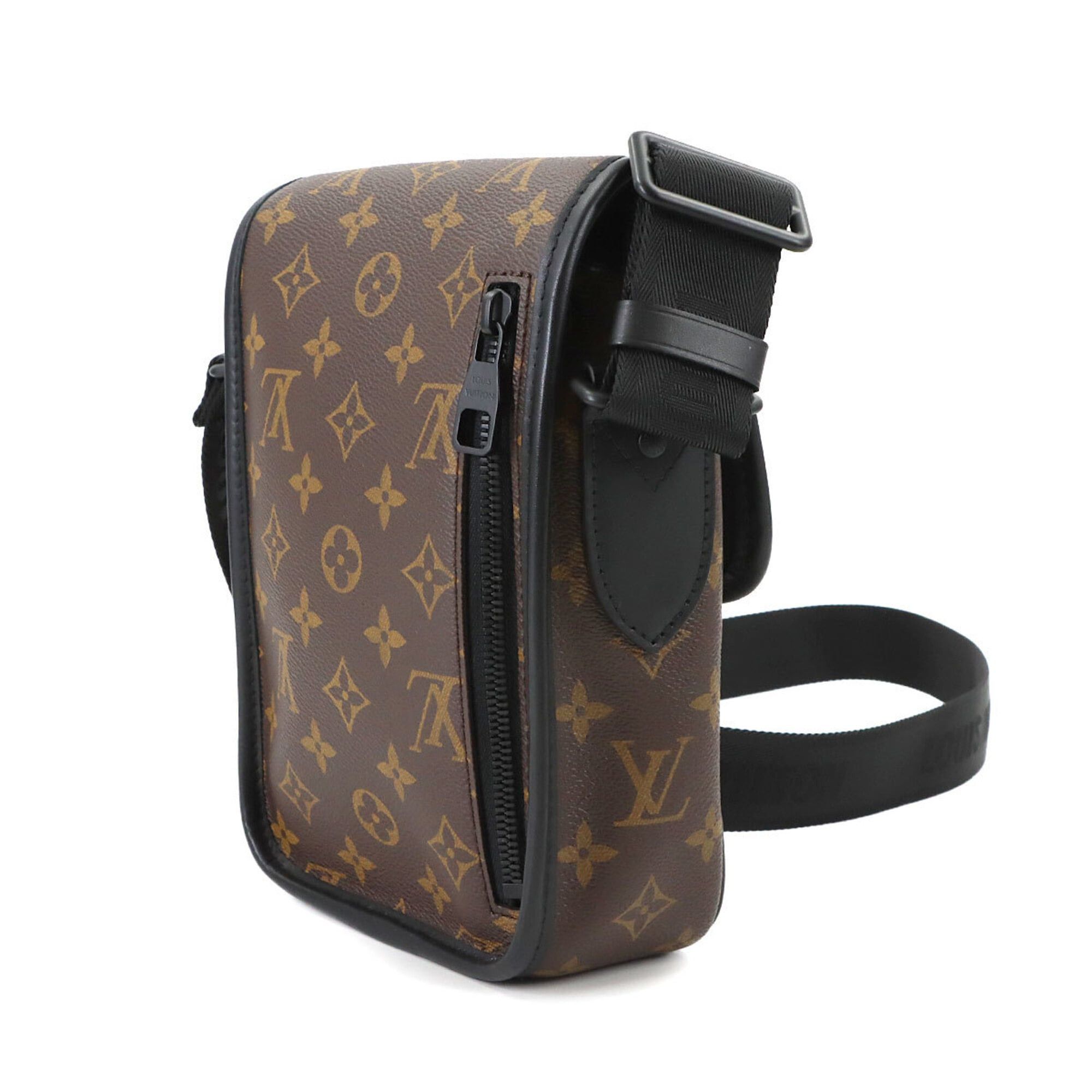 Louis Vuitton Louis Vuitton Monogram Macassar Archy Shoulder Handbag Brown Black M46442 RFID Messenger Size ONE SIZE - 3 Thumbnail