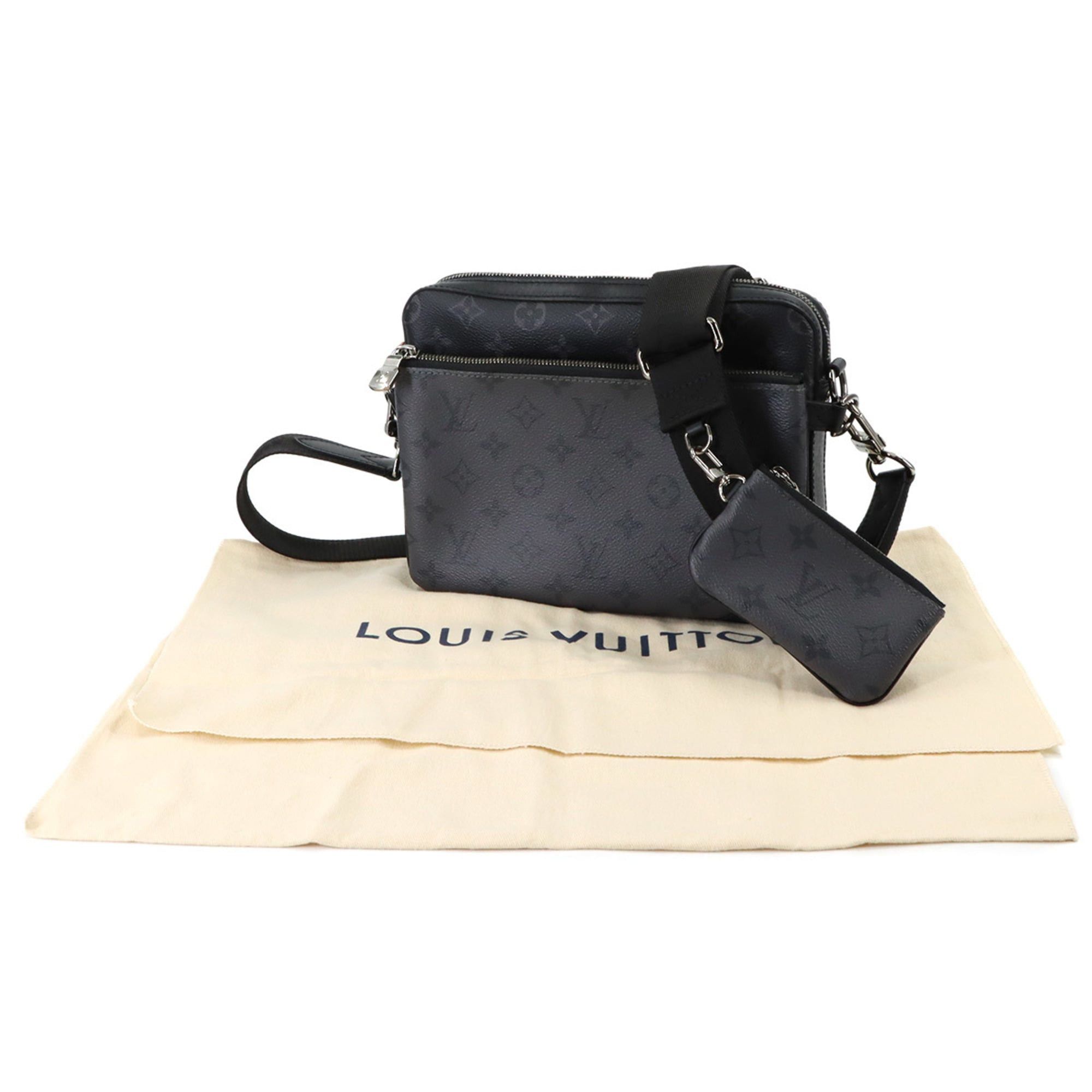 Louis Vuitton Louis Vuitton Monogram Eclipse Reverse Trio Shoulder Handbag M69443 RFID Messenger Size ONE SIZE - 2 Thumbnail