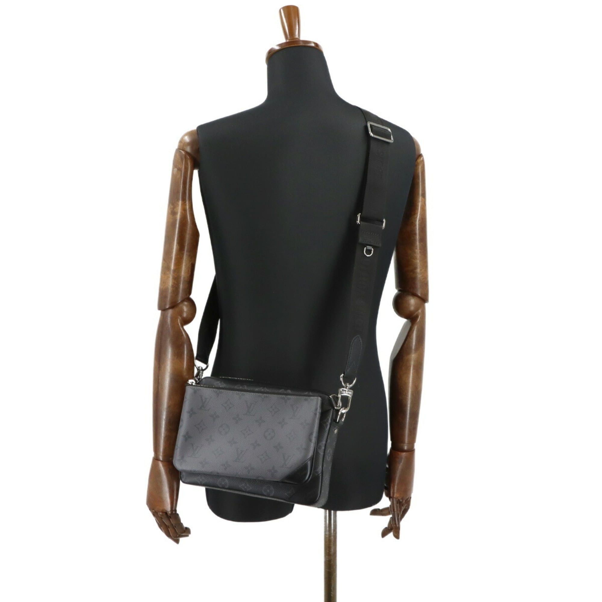 Louis Vuitton Louis Vuitton Monogram Eclipse Reverse Trio Shoulder Handbag M69443 RFID Messenger Size ONE SIZE - 10 Thumbnail