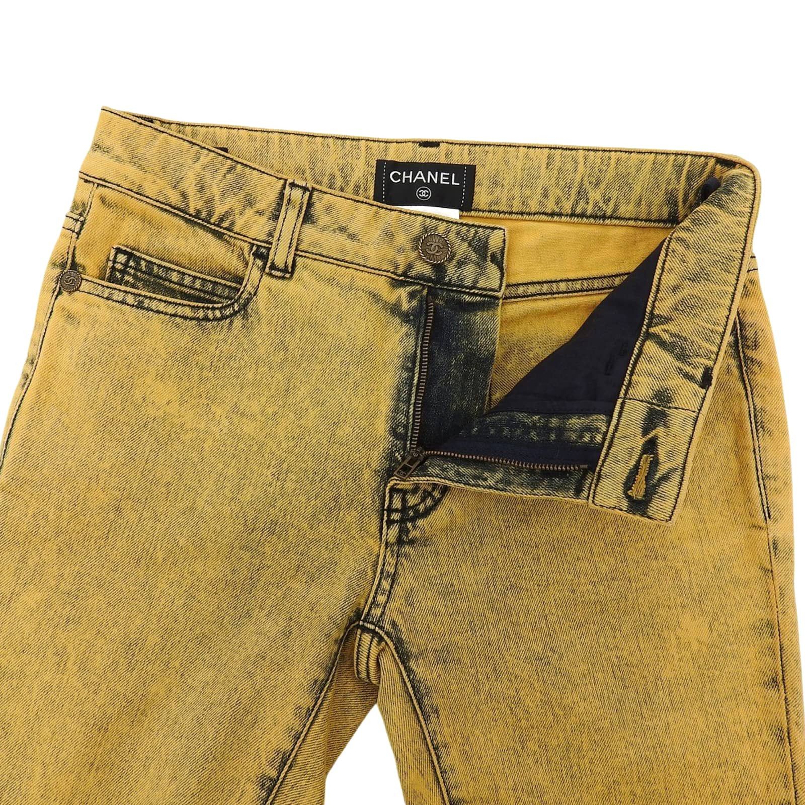 Chanel Chanel Chanel Cotton Denim Pants Textile Pants DUTY FREE for USA Size ONE SIZE - 3 Thumbnail