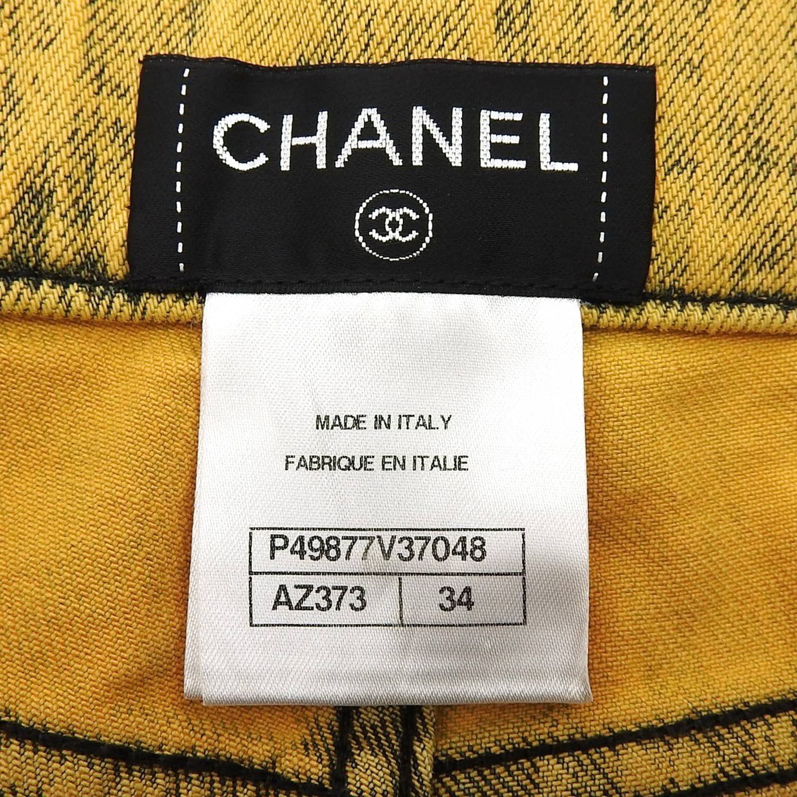 Chanel Chanel Chanel Cotton Denim Pants Textile Pants DUTY FREE for USA Size ONE SIZE - 7 Thumbnail