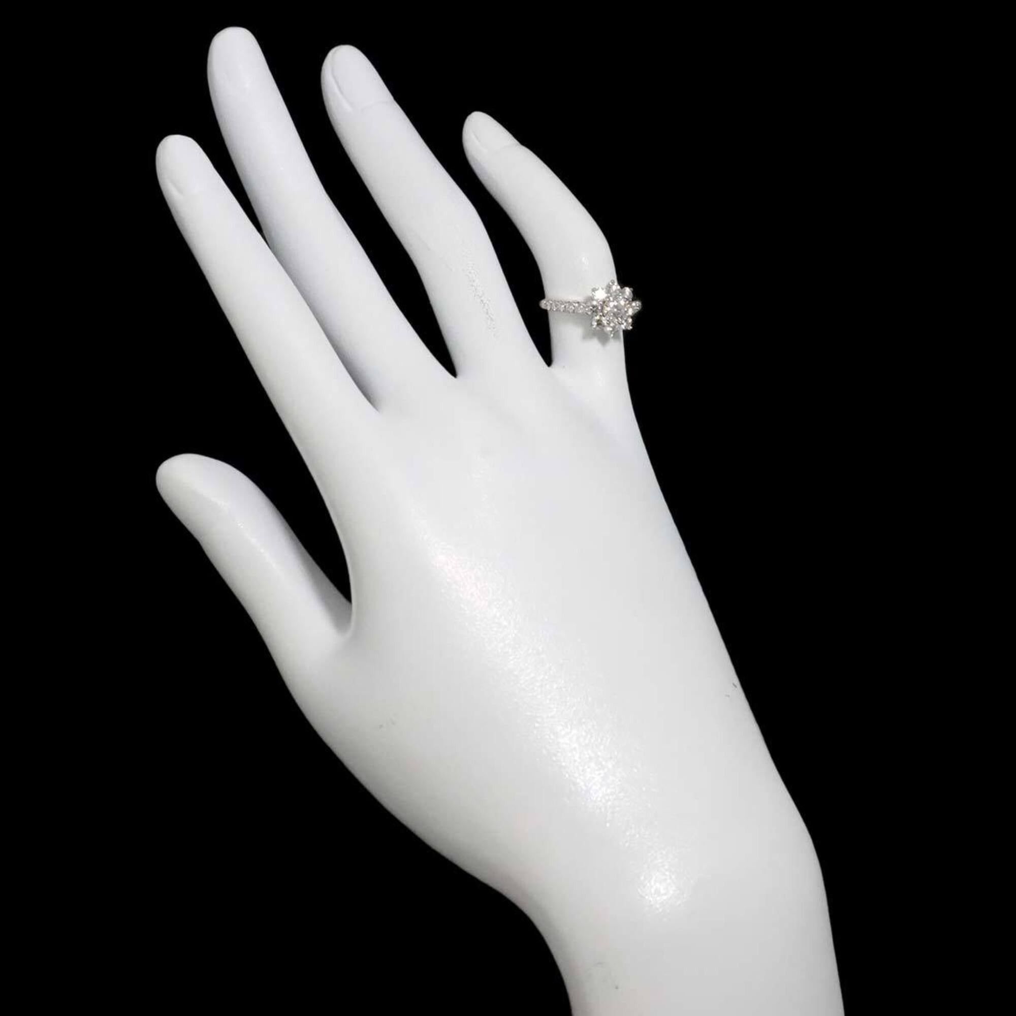 Harry Winston Harry Winston Sunflower Mini Ring, 0.37ct Diamond, Platinum (Pt) Ring (HW Diamond Ring) Size ONE SIZE - 8 Thumbnail