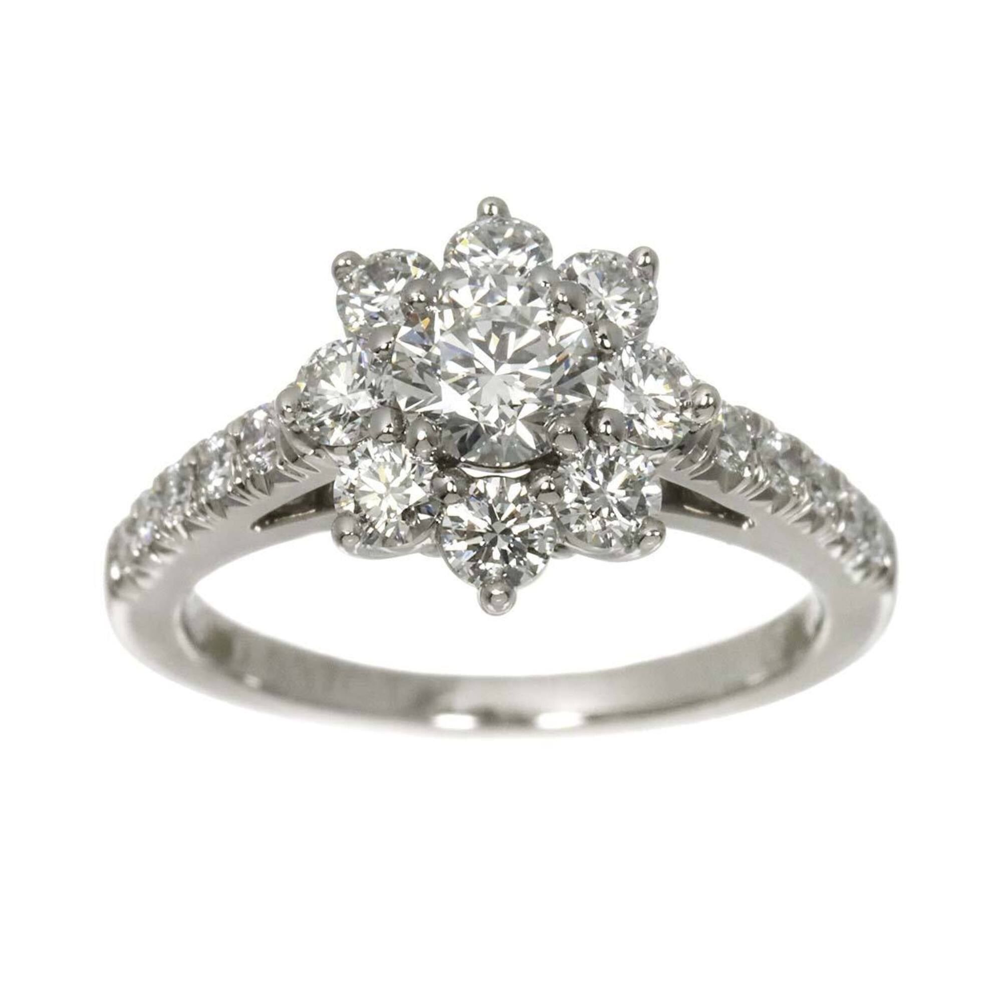 Harry Winston Harry Winston Sunflower Mini Ring, 0.37ct Diamond, Platinum (Pt) Ring (HW Diamond Ring) Size ONE SIZE - 2 Thumbnail