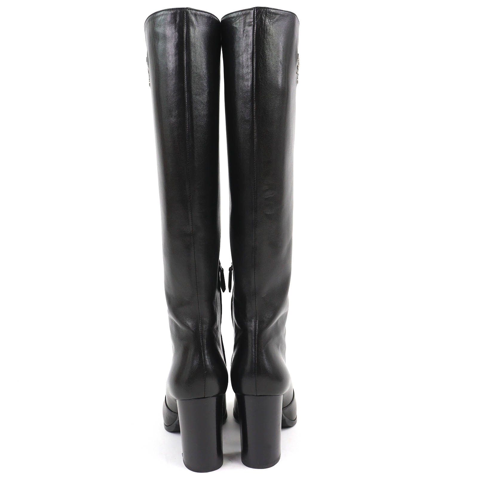 Prada Prada Prada Leather Boots Leather Shoes DUTY FREE for USA Size ONE SIZE - 5 Thumbnail