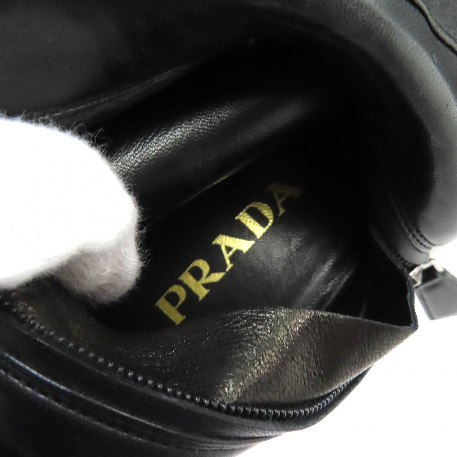 Prada Prada Prada Leather Boots Leather Shoes DUTY FREE for USA Size ONE SIZE - 10 Thumbnail