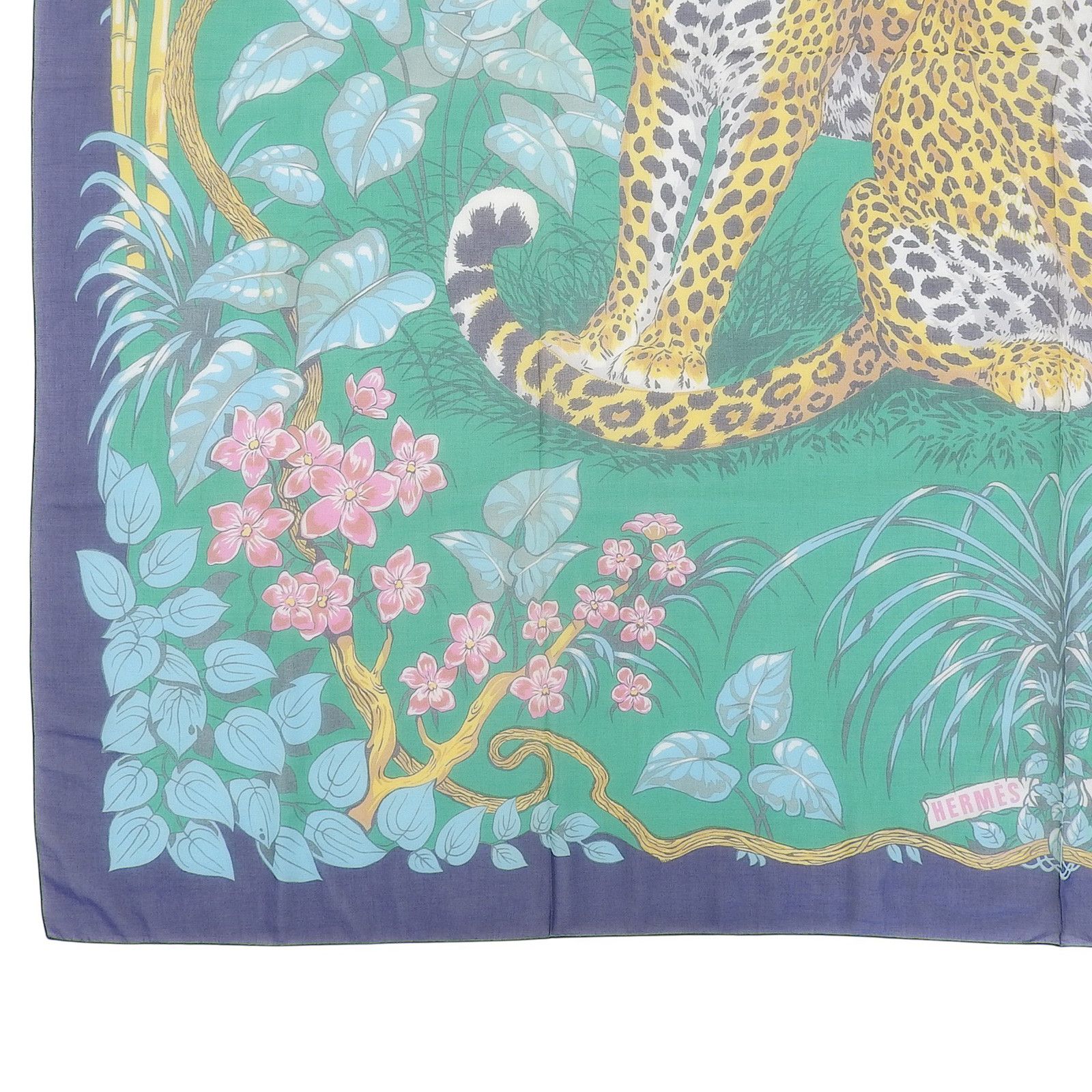 Hermes Hermes Hermes Jungle Love Cotton Stole Textile Scarf DUTY FREE for USA Size ONE SIZE - 6 Thumbnail