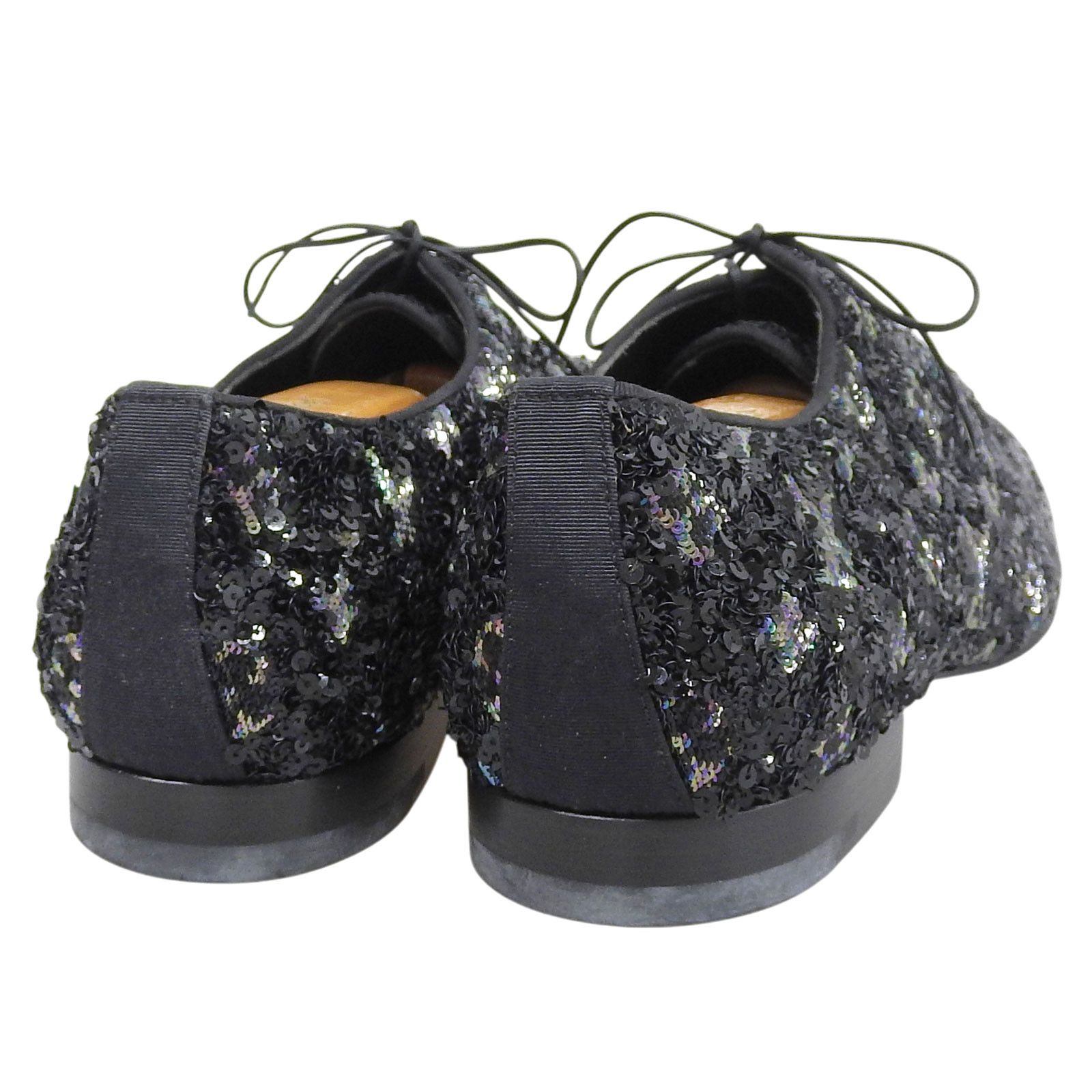 Louis Vuitton Louis Vuitton Louis Vuitton Sequin Monogram Wholecut Shoes Textile Shoes DUTY FREE for USA Size ONE SIZE - 4 Thumbnail