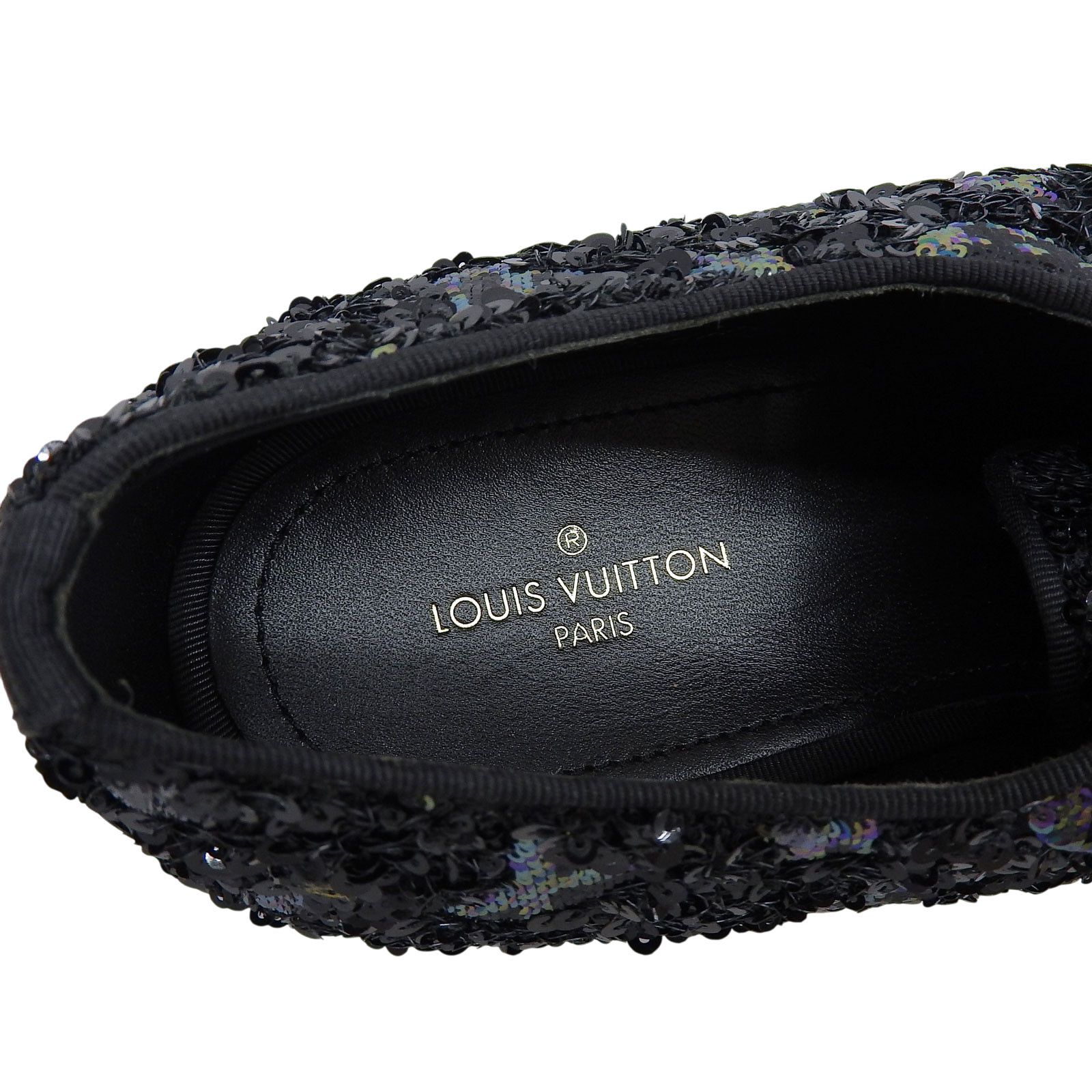 Louis Vuitton Louis Vuitton Louis Vuitton Sequin Monogram Wholecut Shoes Textile Shoes DUTY FREE for USA Size ONE SIZE - 6 Thumbnail