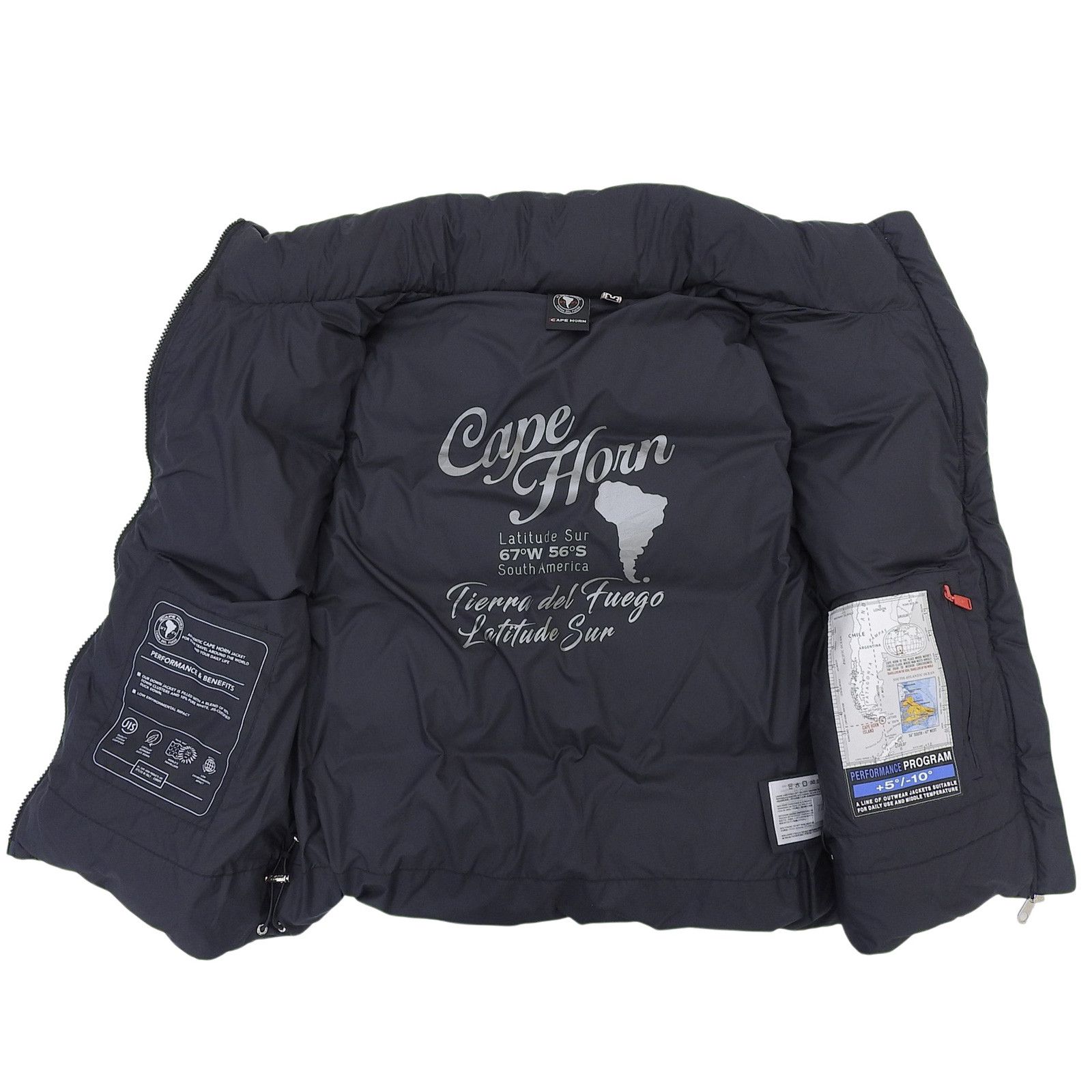 Other Other CAPE HORN Polyester Down Vest Textile Outerwear DUTY FREE for USA Size ONE SIZE - 3 Thumbnail