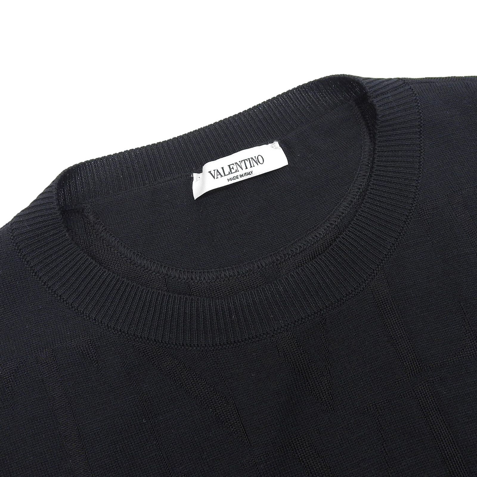 Valentino Valentino Valentino Wool Knit Top Textile Tops VV3KC10D6LT DUTY FREE for USA Size ONE SIZE - 3 Thumbnail