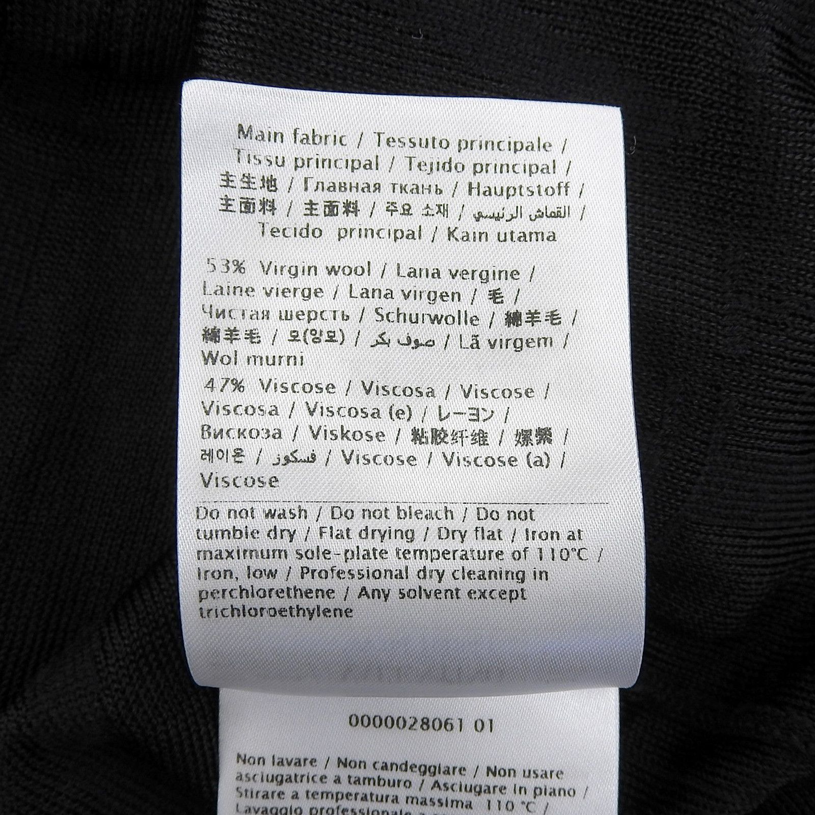 Valentino Valentino Valentino Wool Knit Top Textile Tops VV3KC10D6LT DUTY FREE for USA Size ONE SIZE - 7 Thumbnail