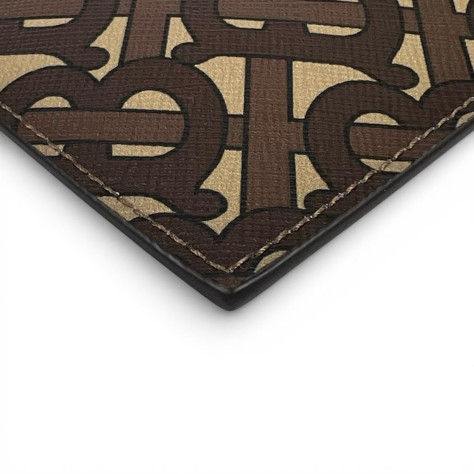 Burberry Burberry Burberry TB Monogram Stripe Cotton Clutch Bag Textile Clutch Bag DUTY FREE for USA Size ONE SIZE - 8 Thumbnail