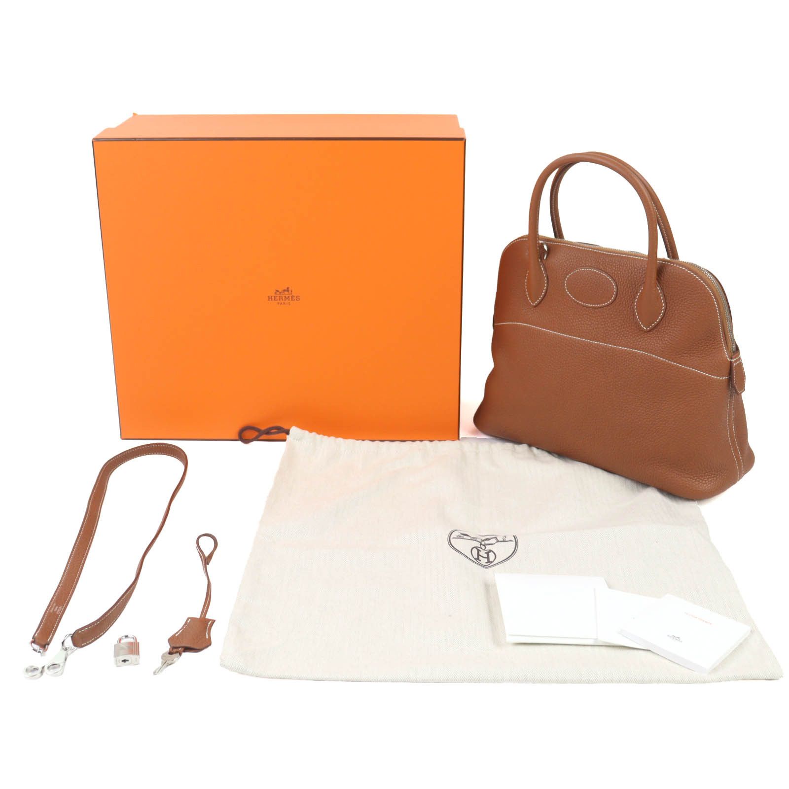 Hermes Hermes Hermes Bolide31 Trillon Clemence handbag Leather Handbag Stamp Y (2020) DUTY FREE for USA Size ONE SIZE - 2 Thumbnail