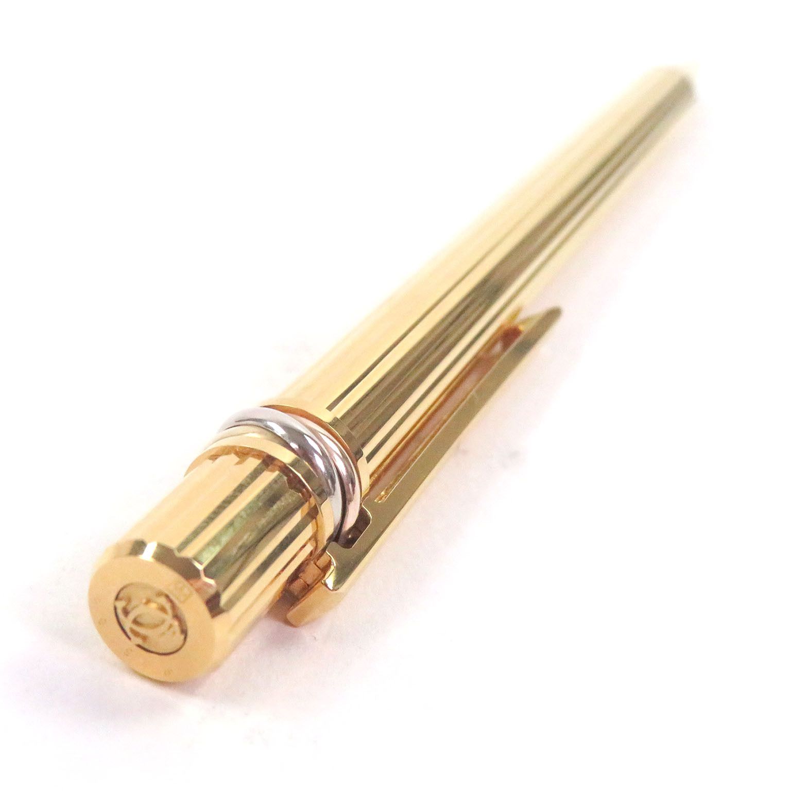 Cartier Cartier Cartier Trinity Ballpoint Pen Metal Pen DUTY FREE for USA Size ONE SIZE - 4 Thumbnail