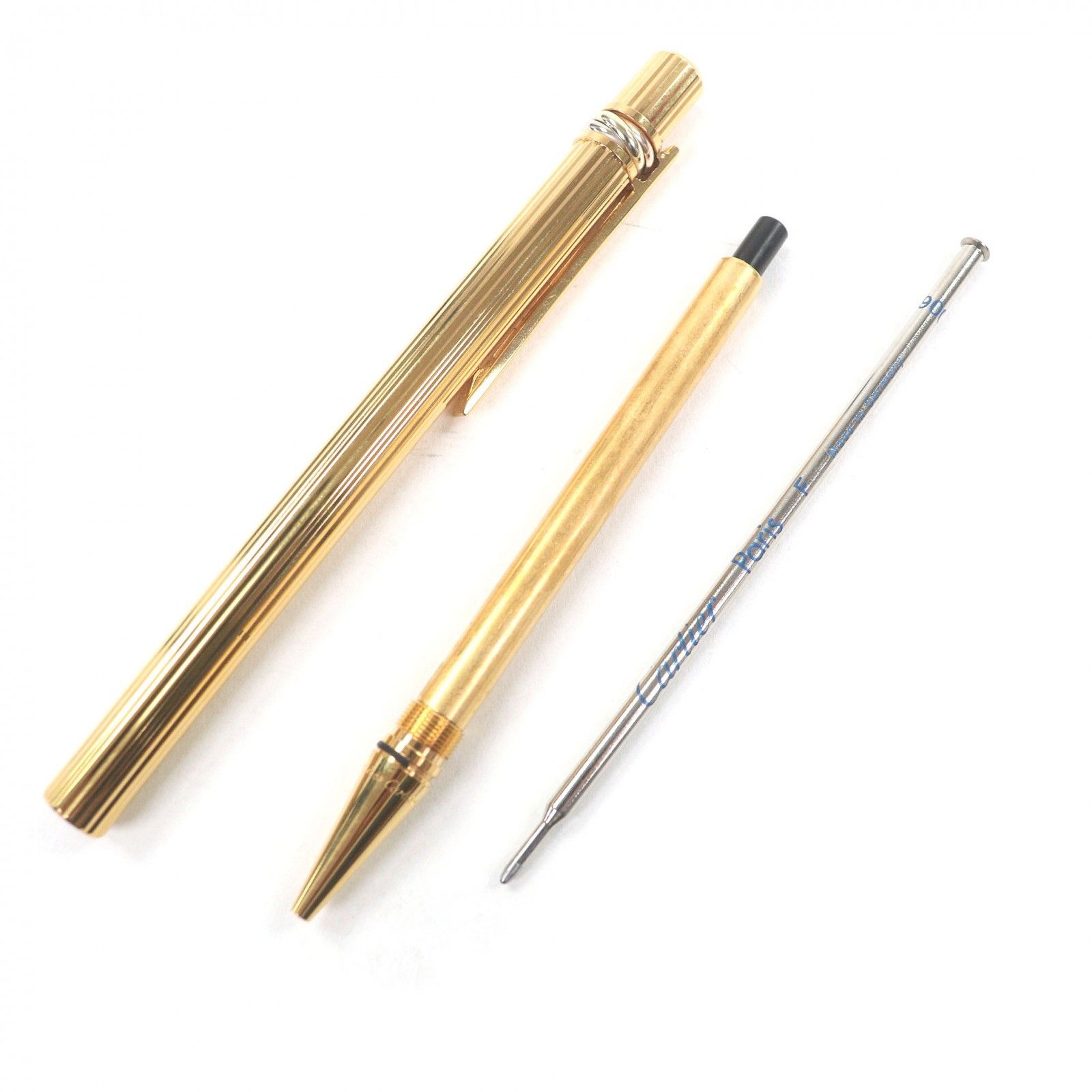 Cartier Cartier Cartier Trinity Ballpoint Pen Metal Pen DUTY FREE for USA Size ONE SIZE - 3 Thumbnail